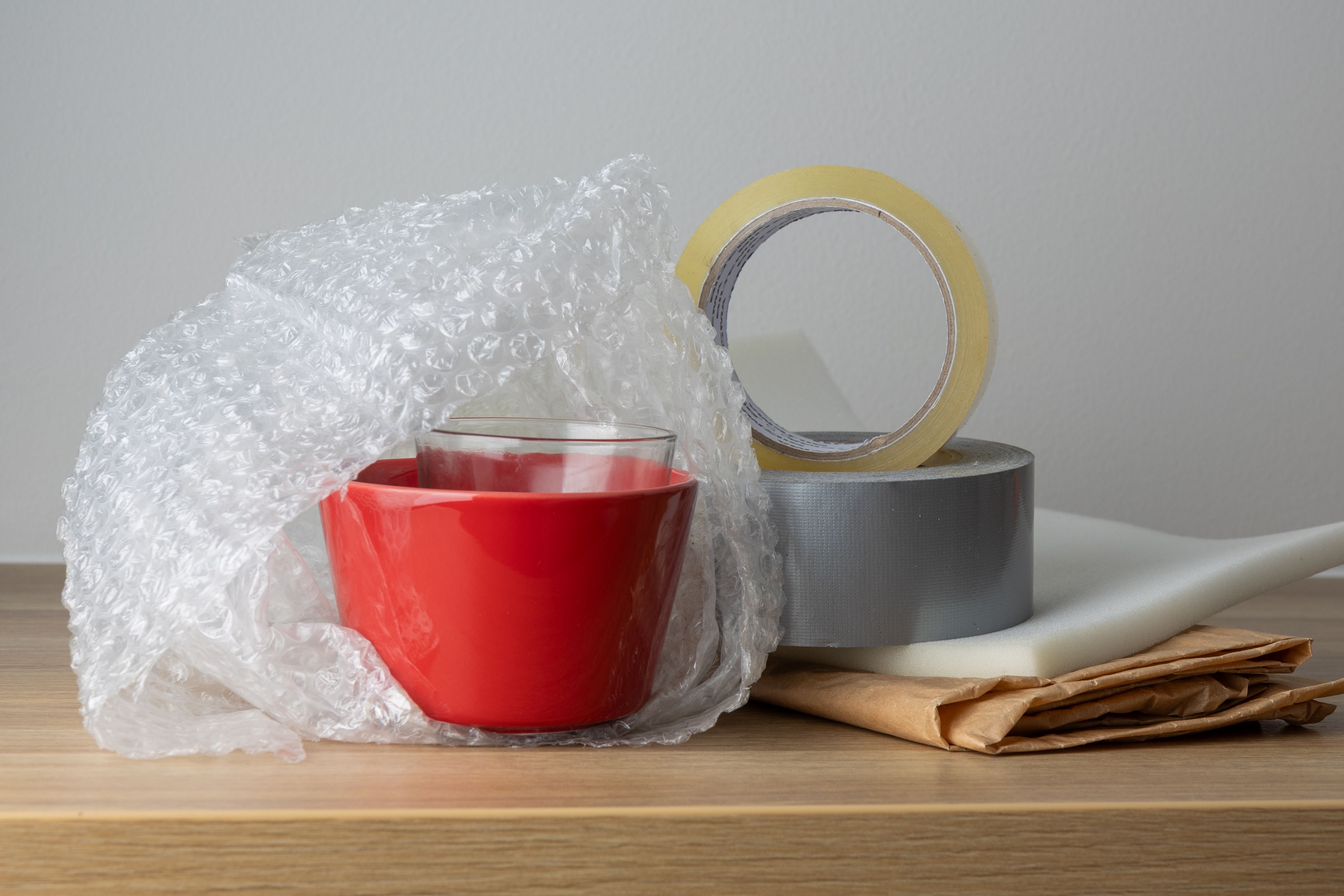 wrapping fragile items