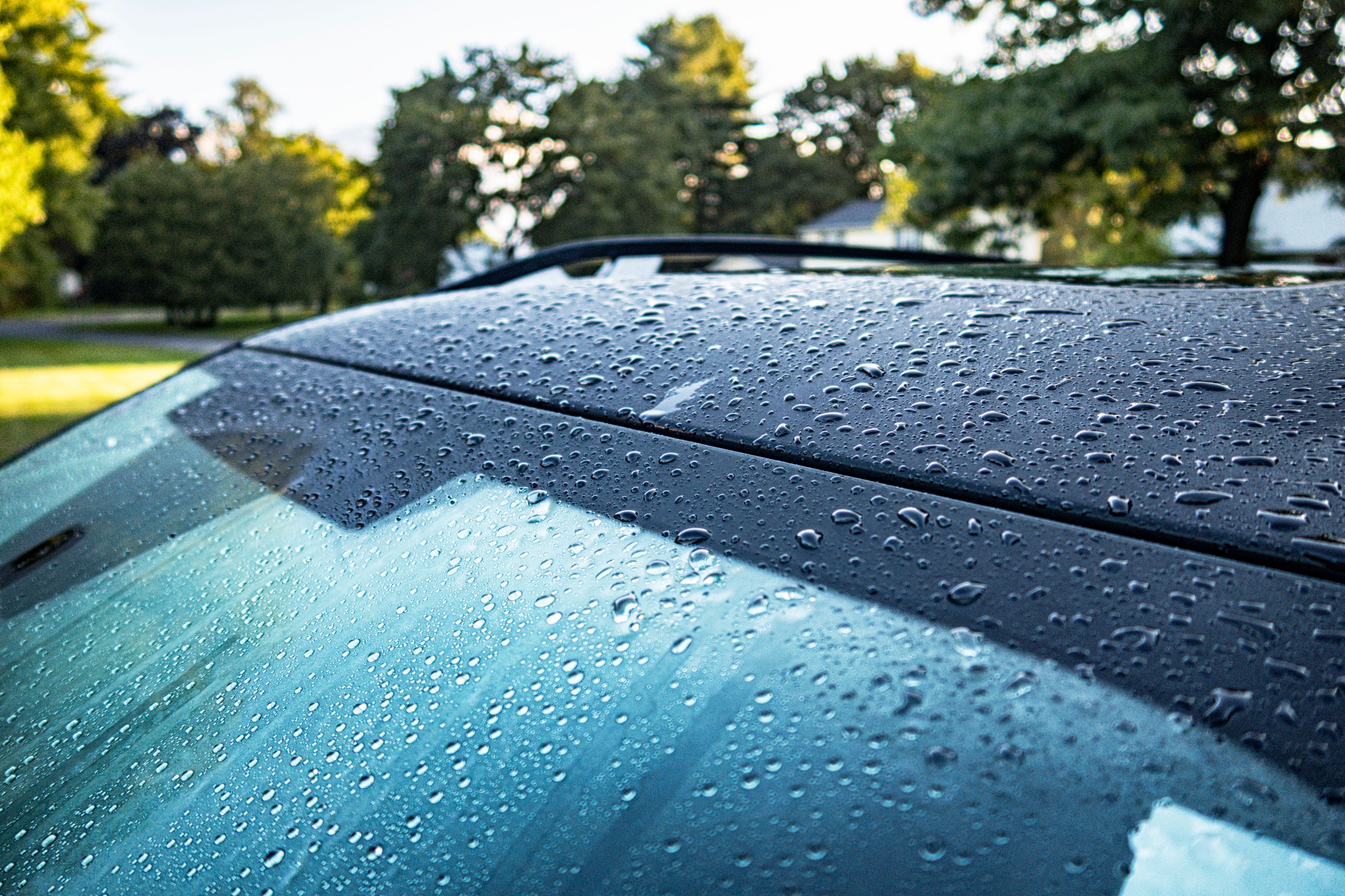 water beading car