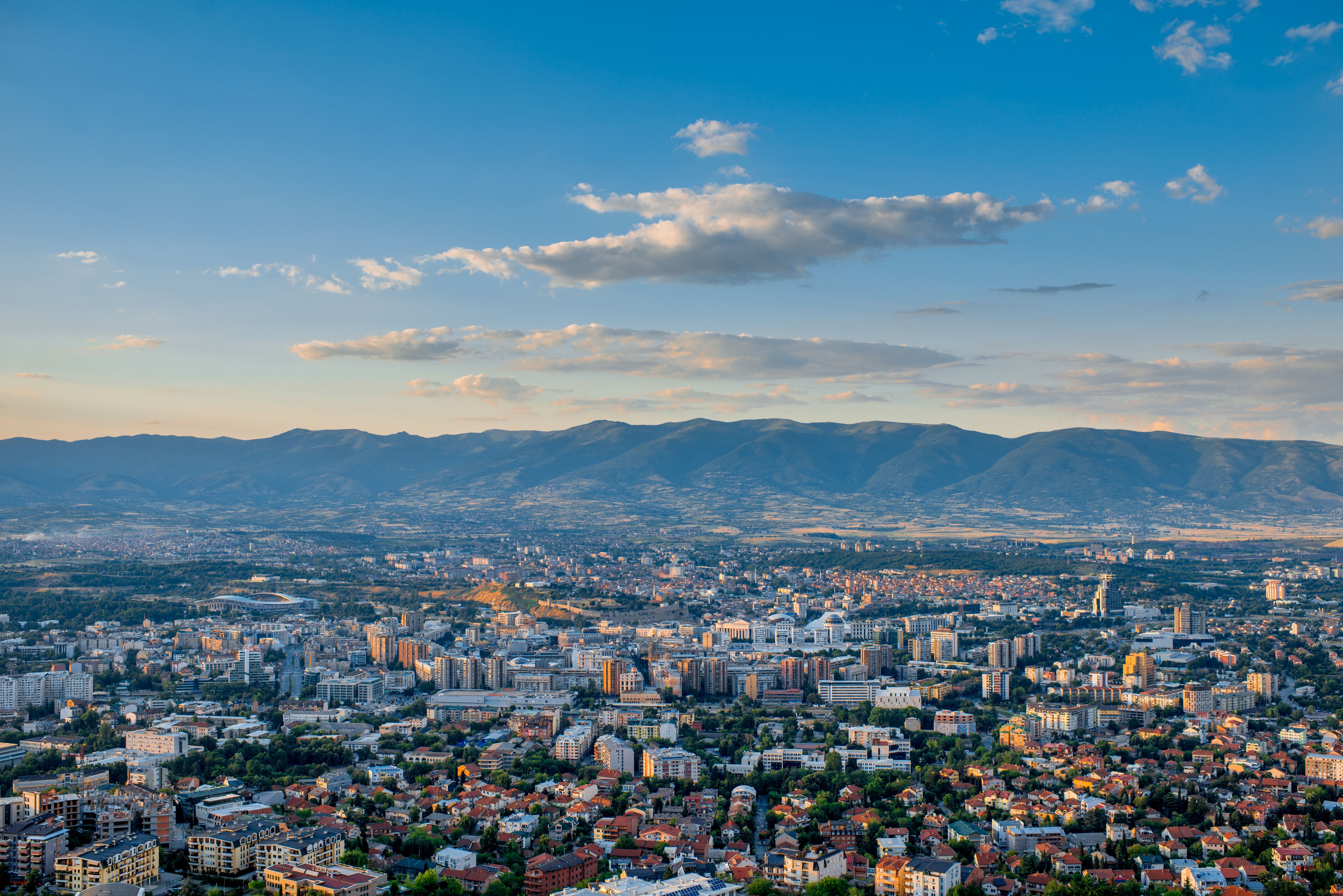 skopje cityscape