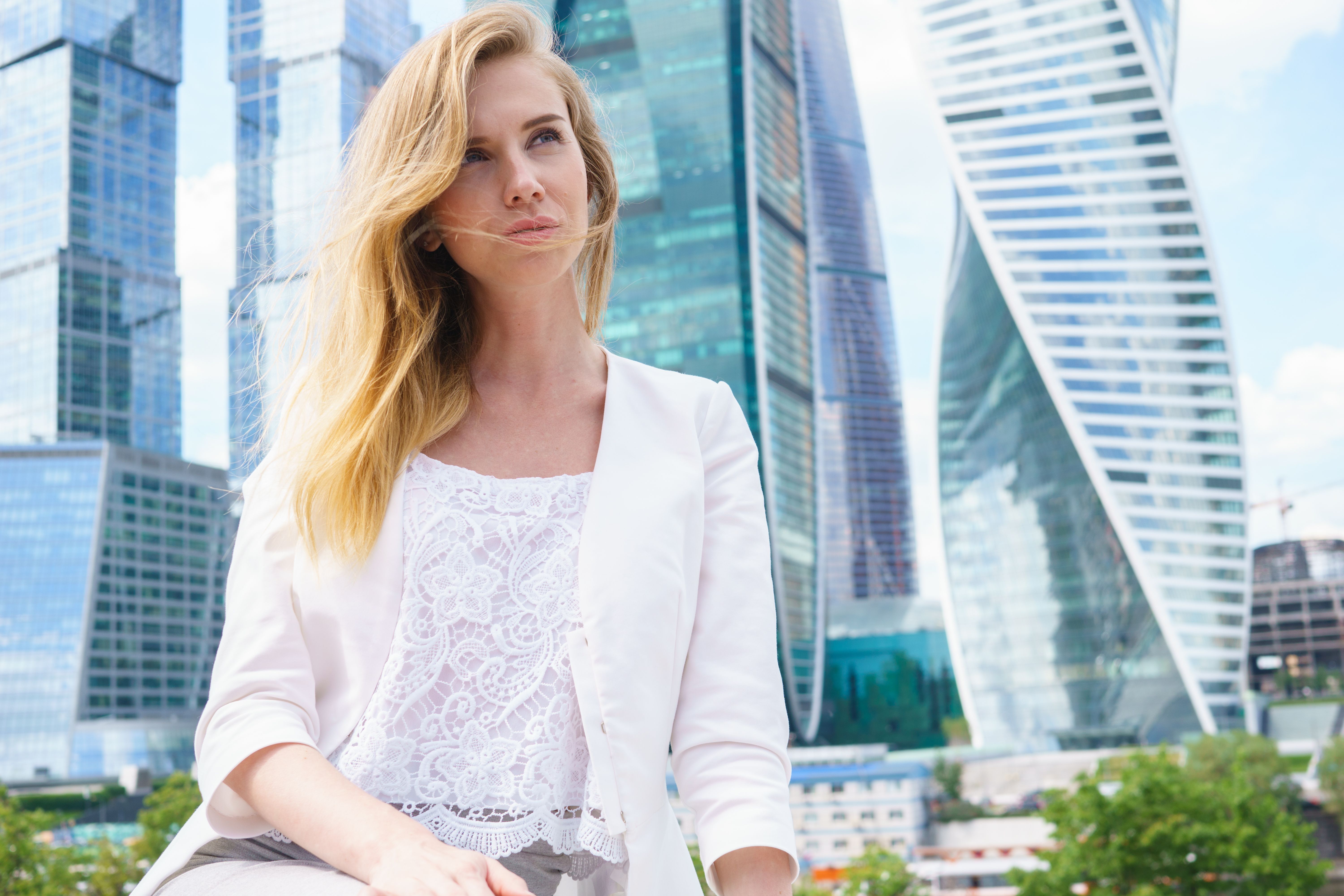 young confident business woman young confident business woman