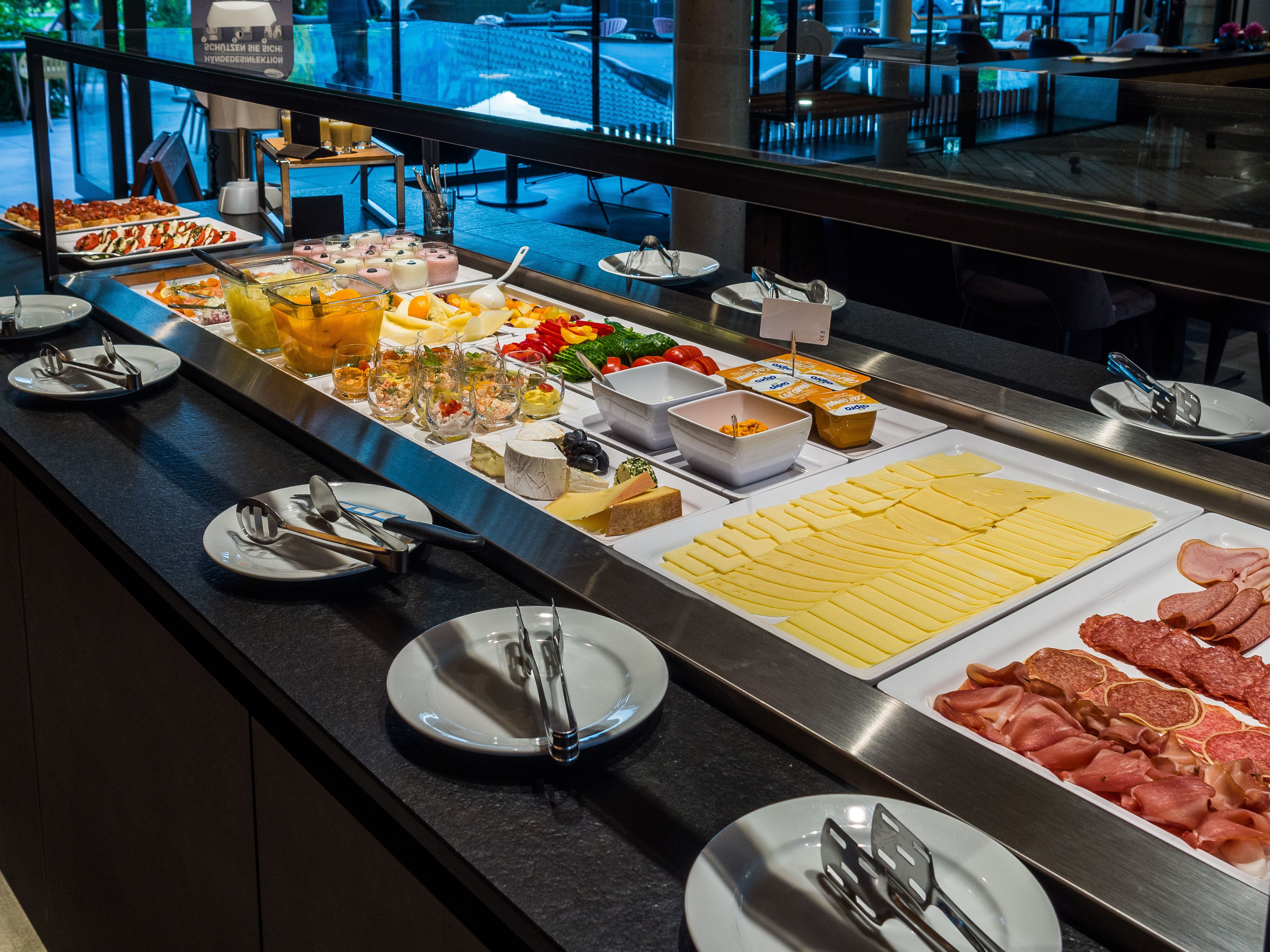 The morning buffet in Hotel Das Essigmanngut