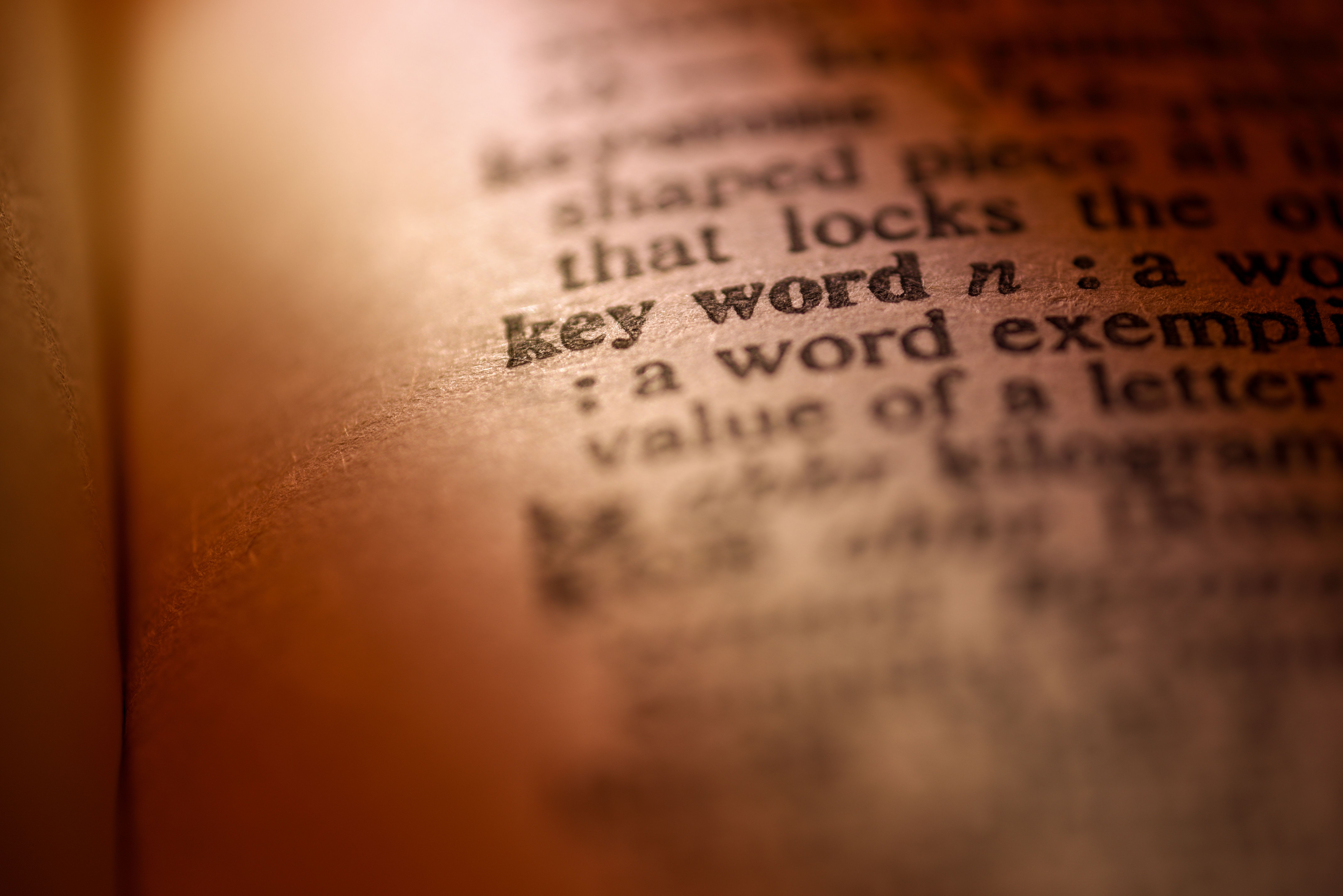 keywords natural language