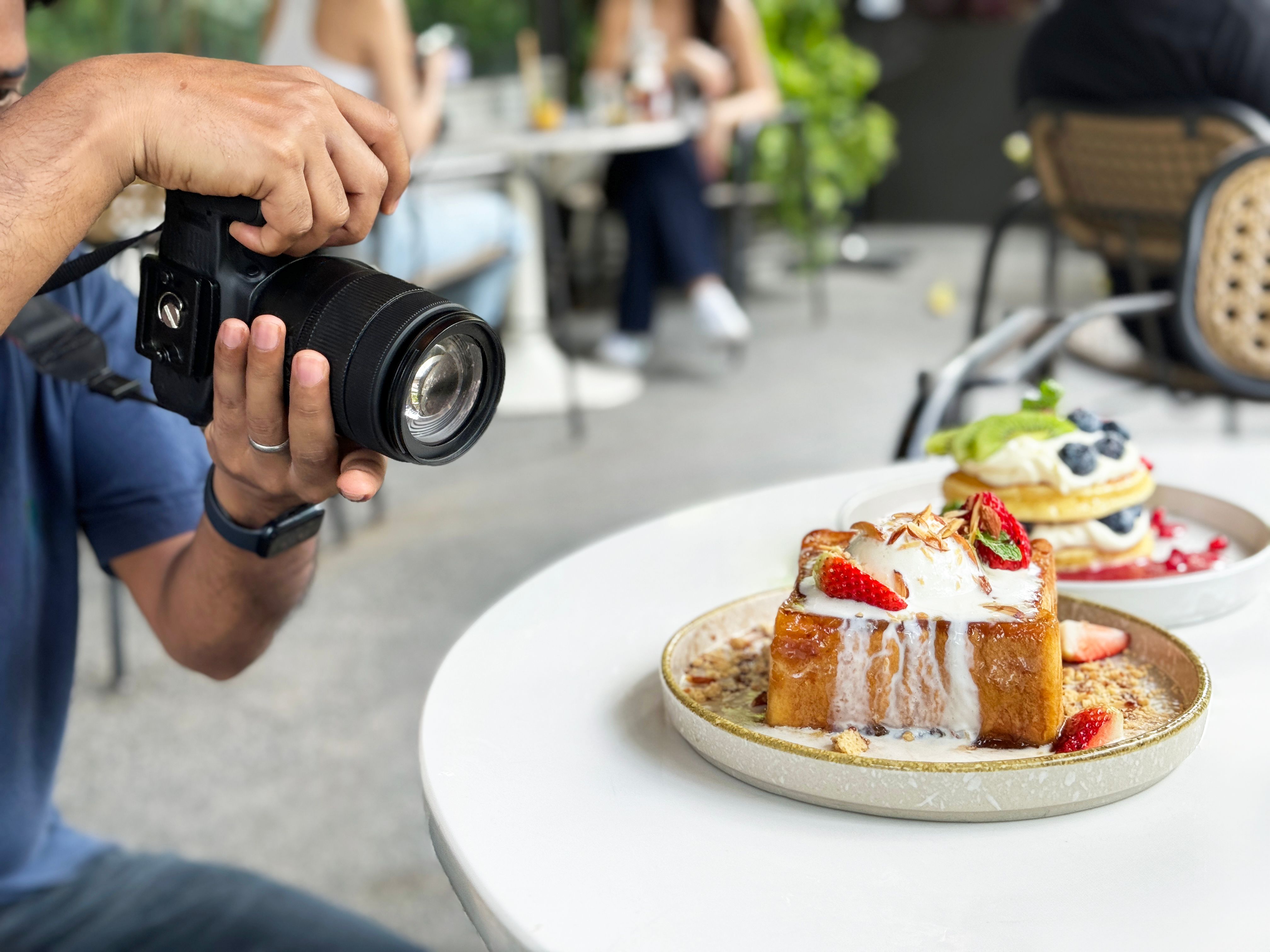 food photography angles