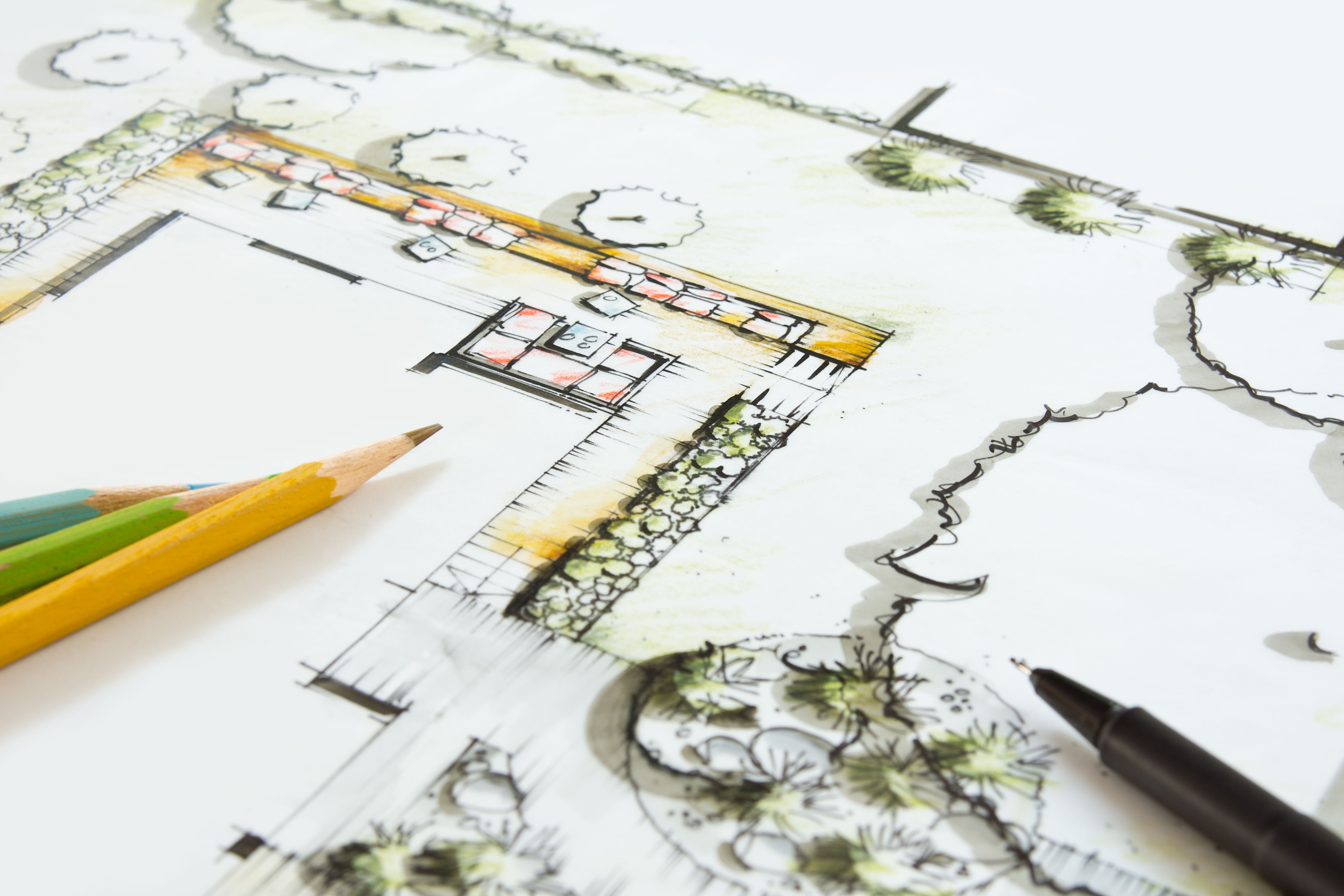 landscape design drawing