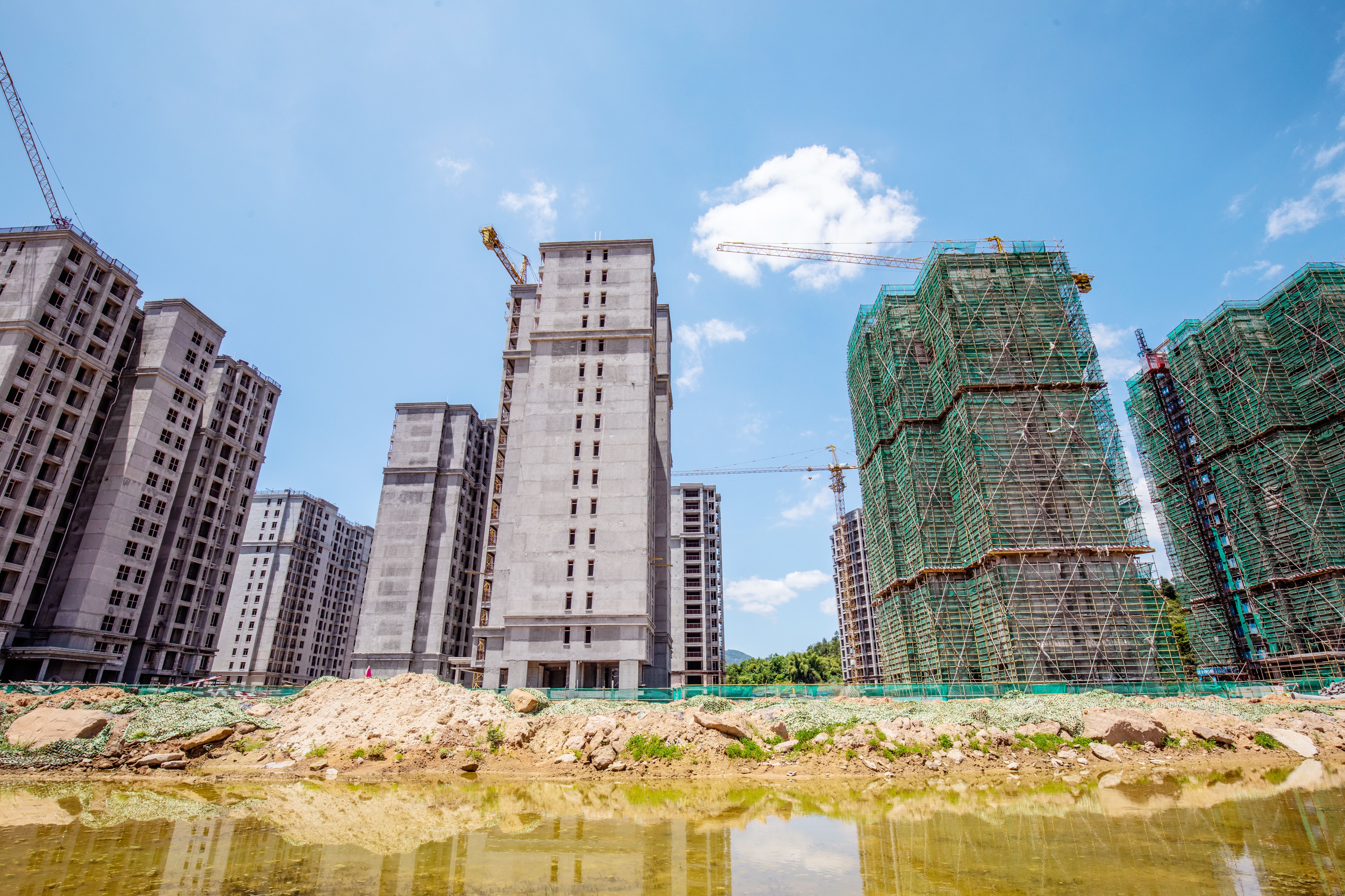 Large construction site