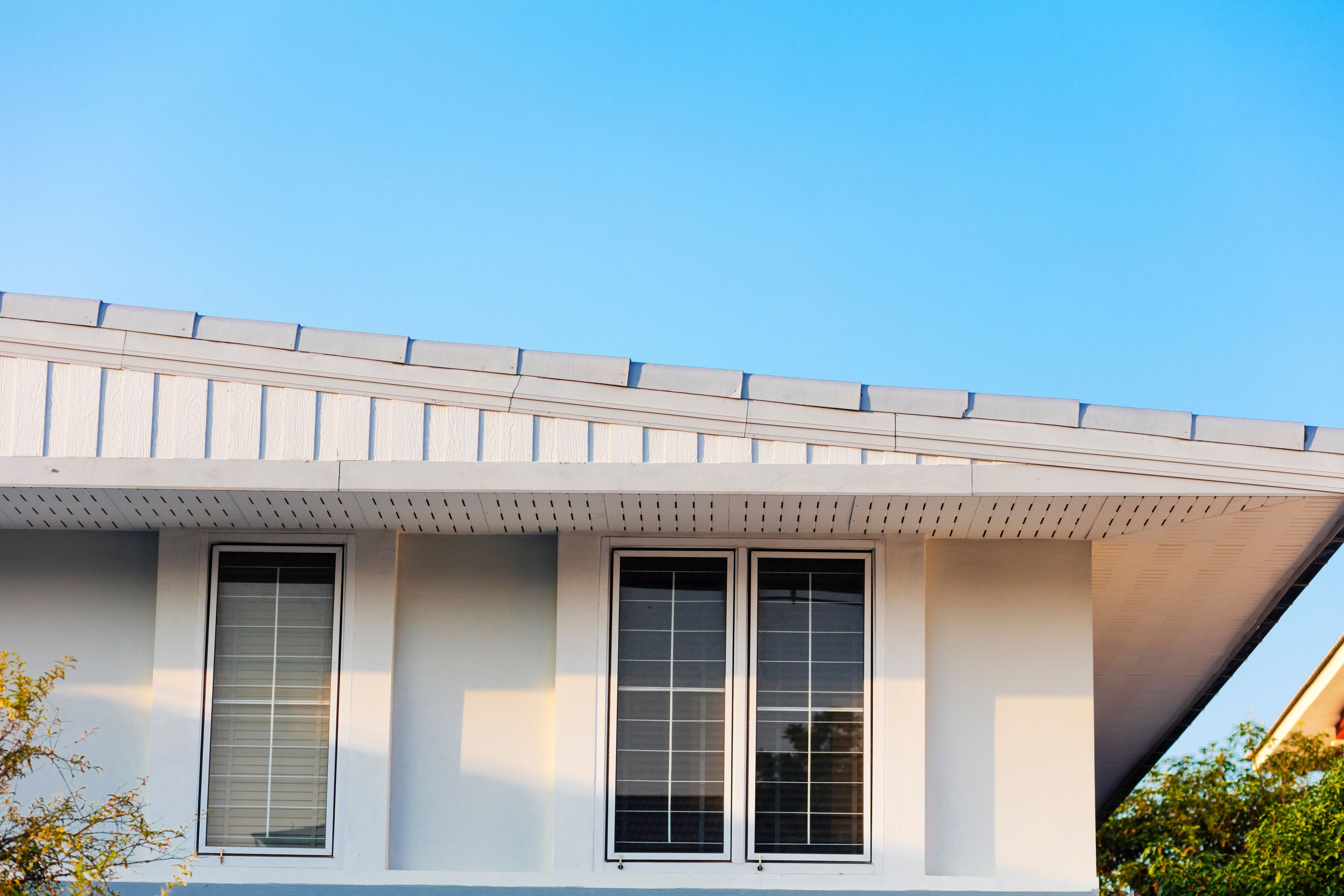 modern house windows