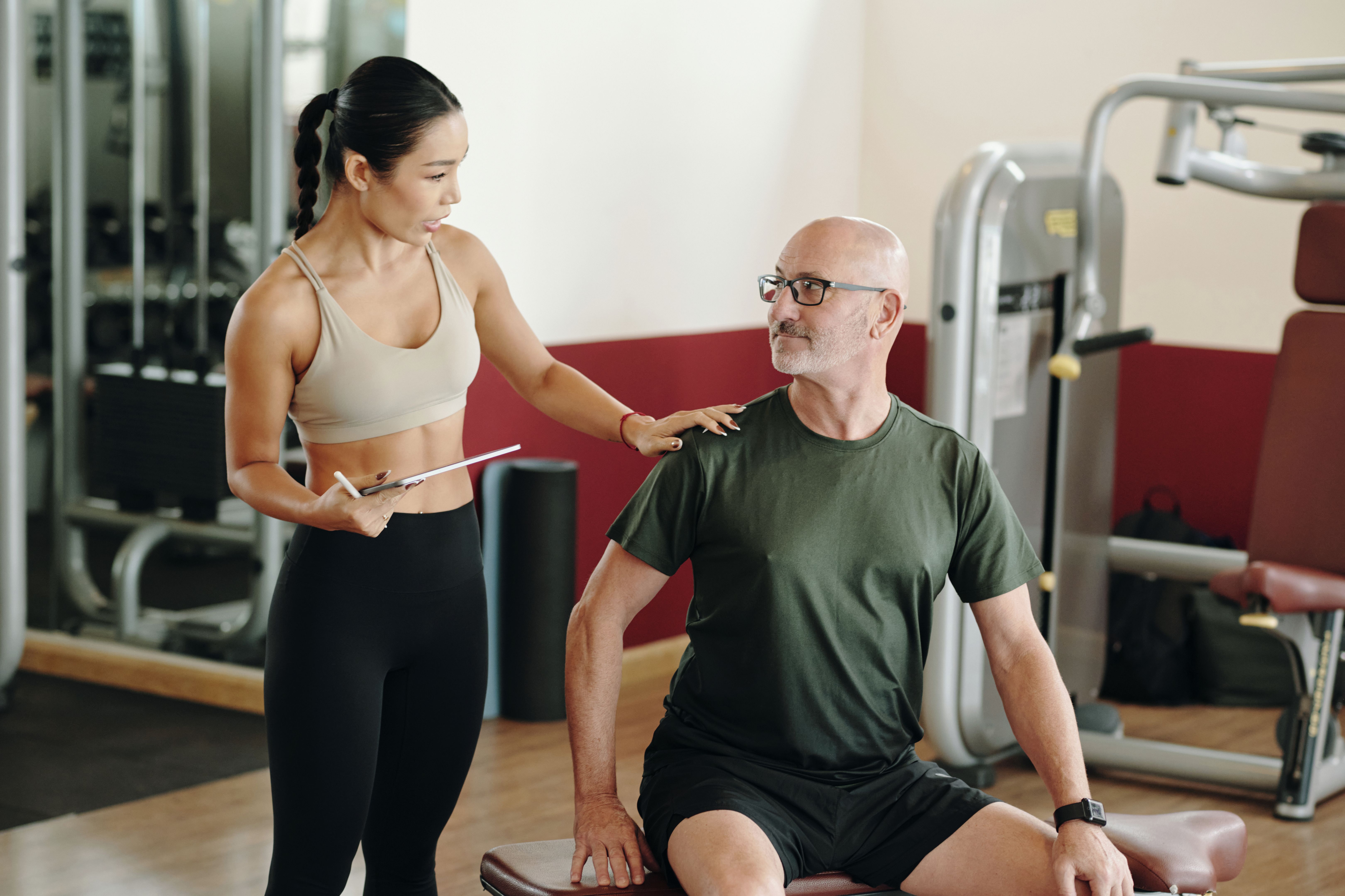 therapist guiding session