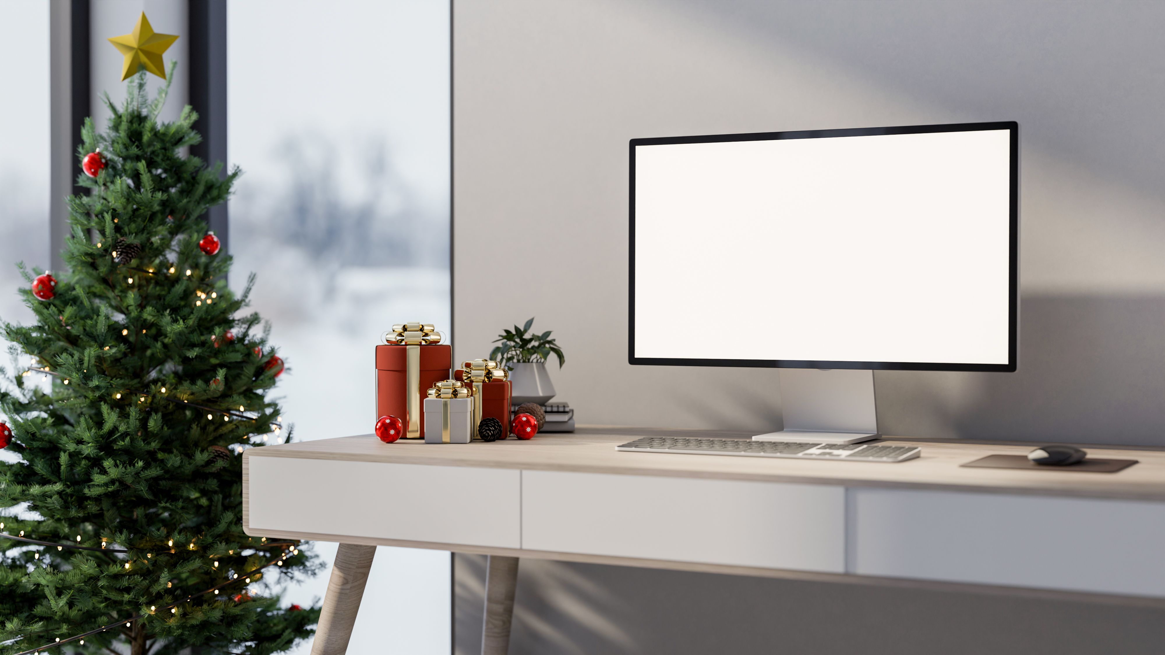 office holiday decor