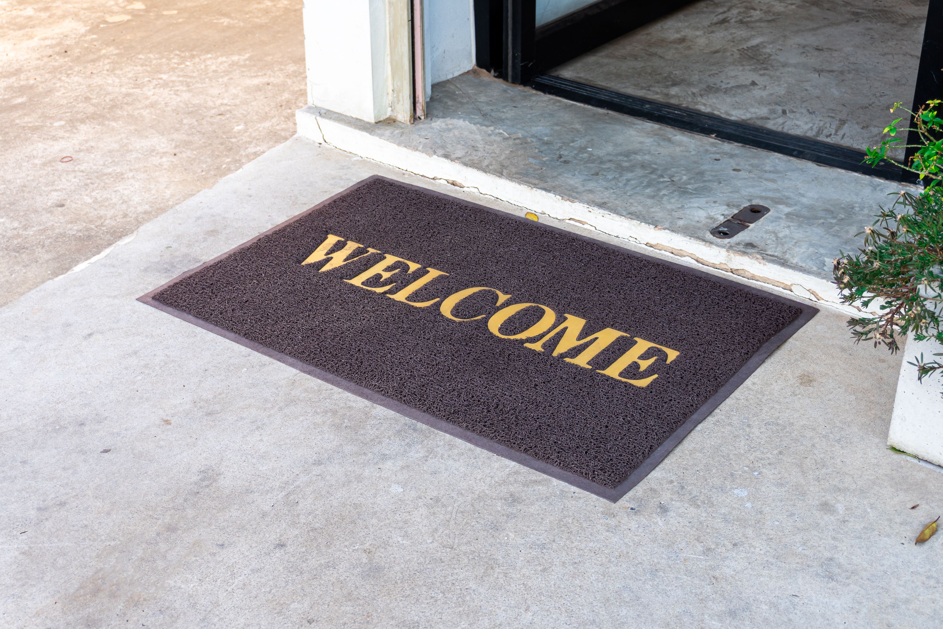 modern outdoor mat