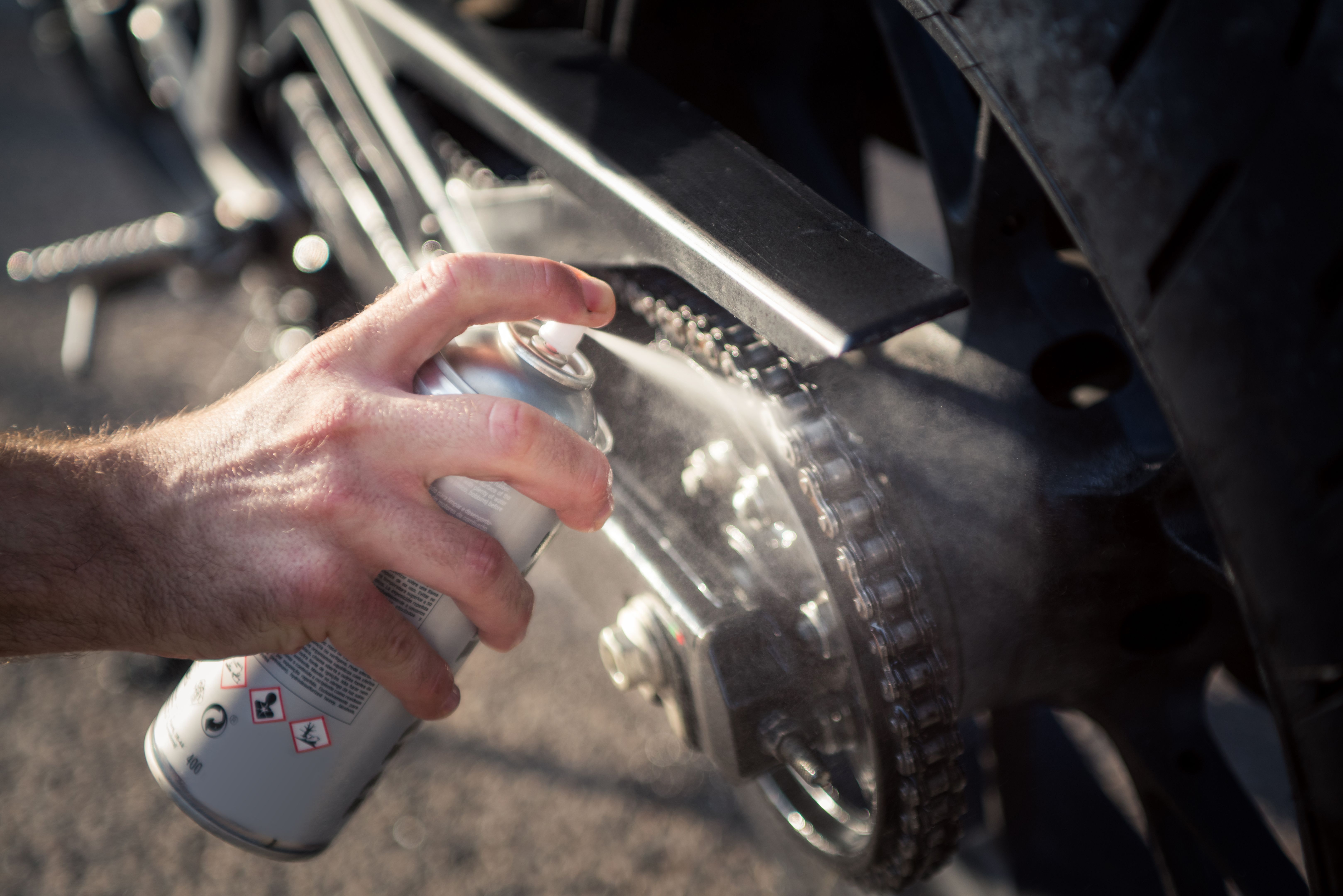 motorcycle chain care
