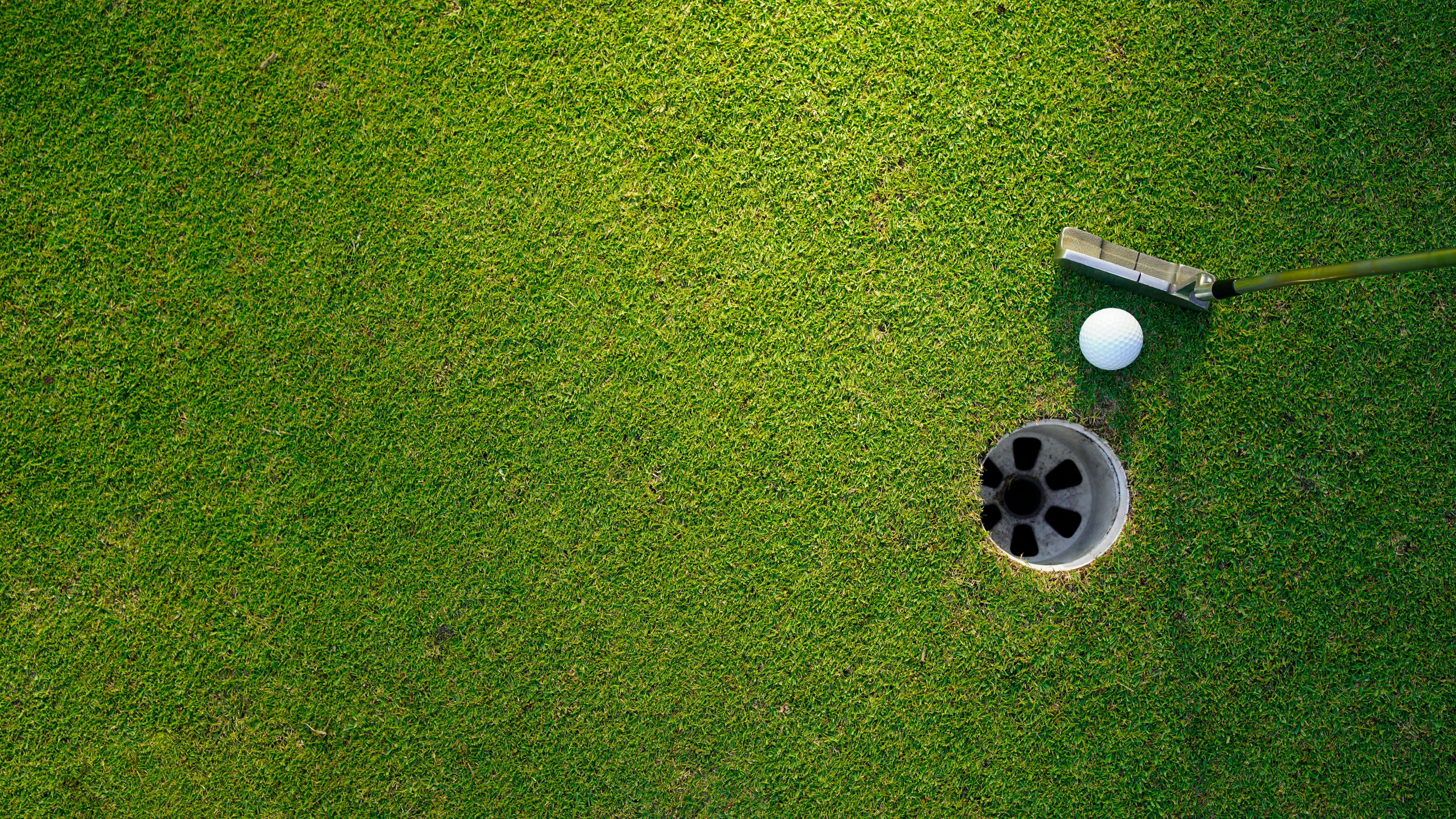 trying golf putters