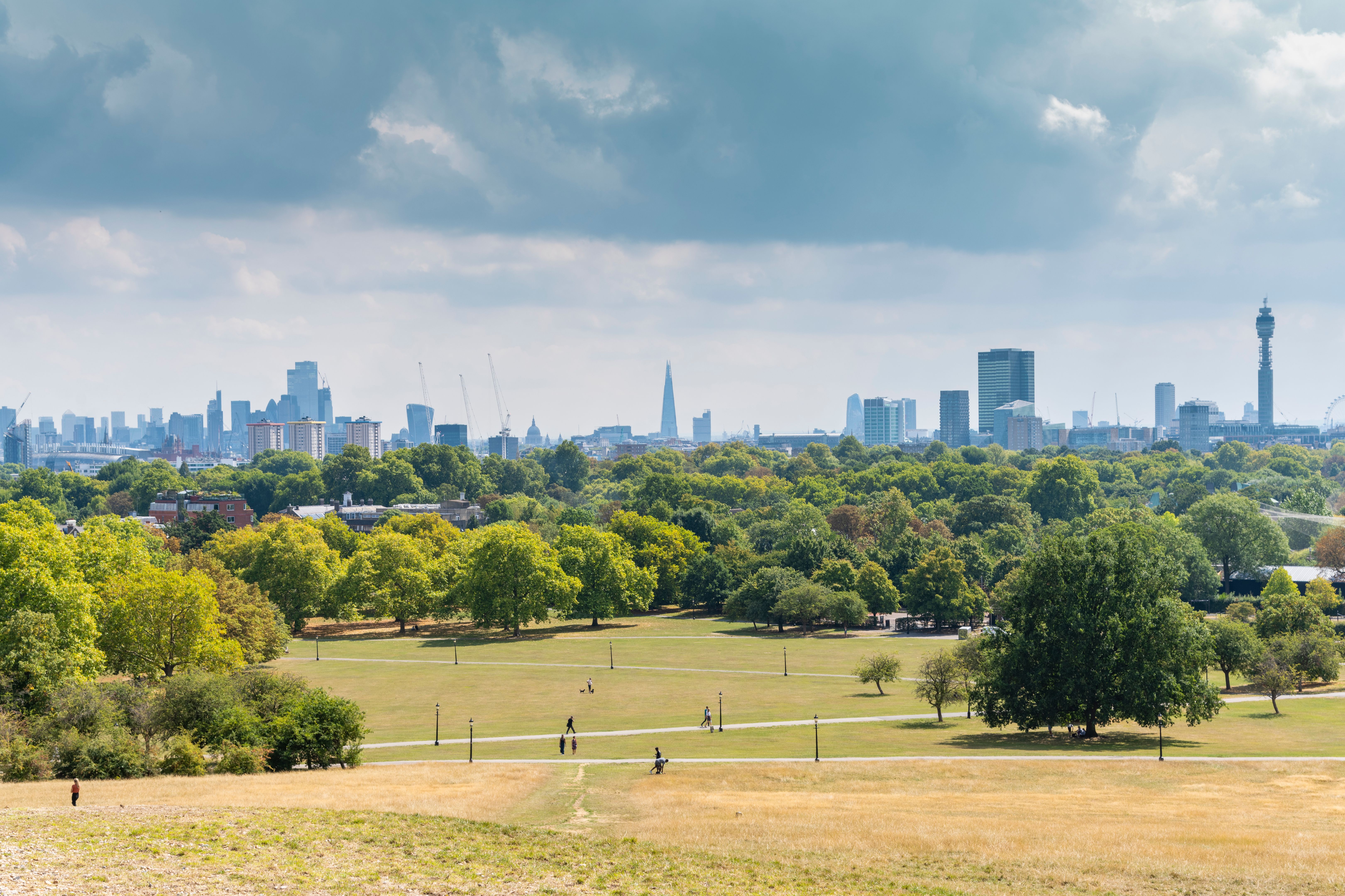 London's skyline from Primrose Hill