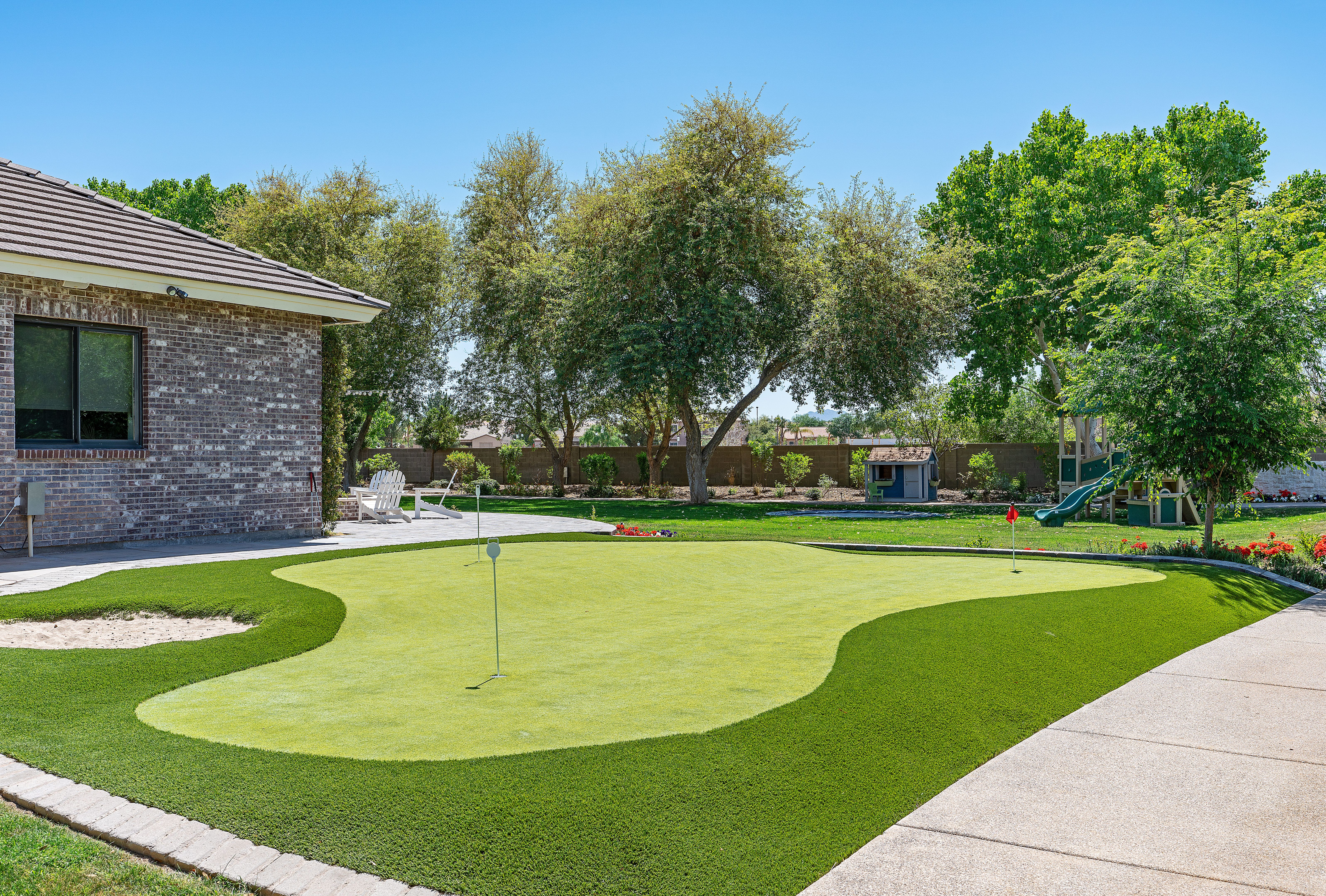 Tampa Home Putting Green