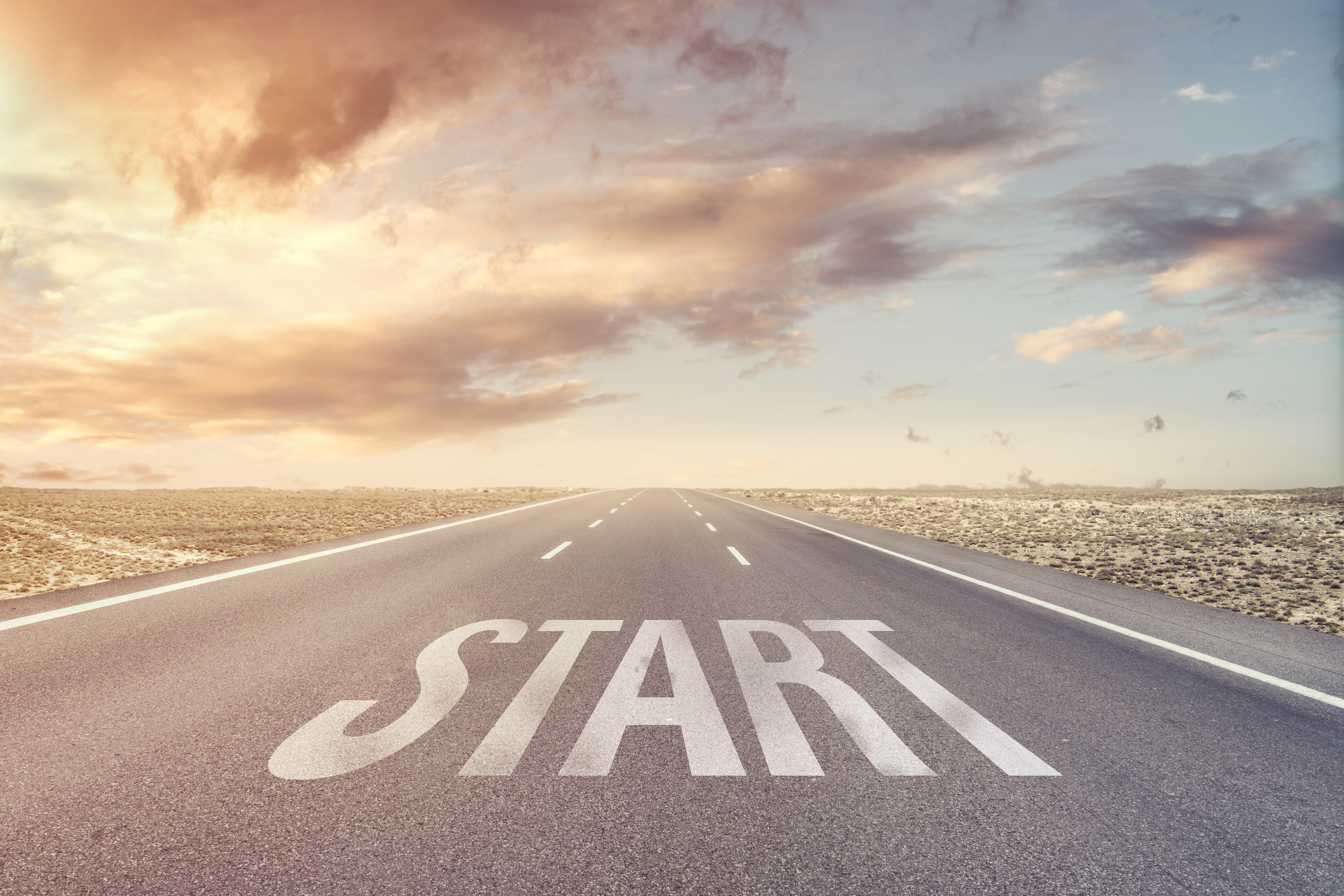 Endless Road under a dramatic sky