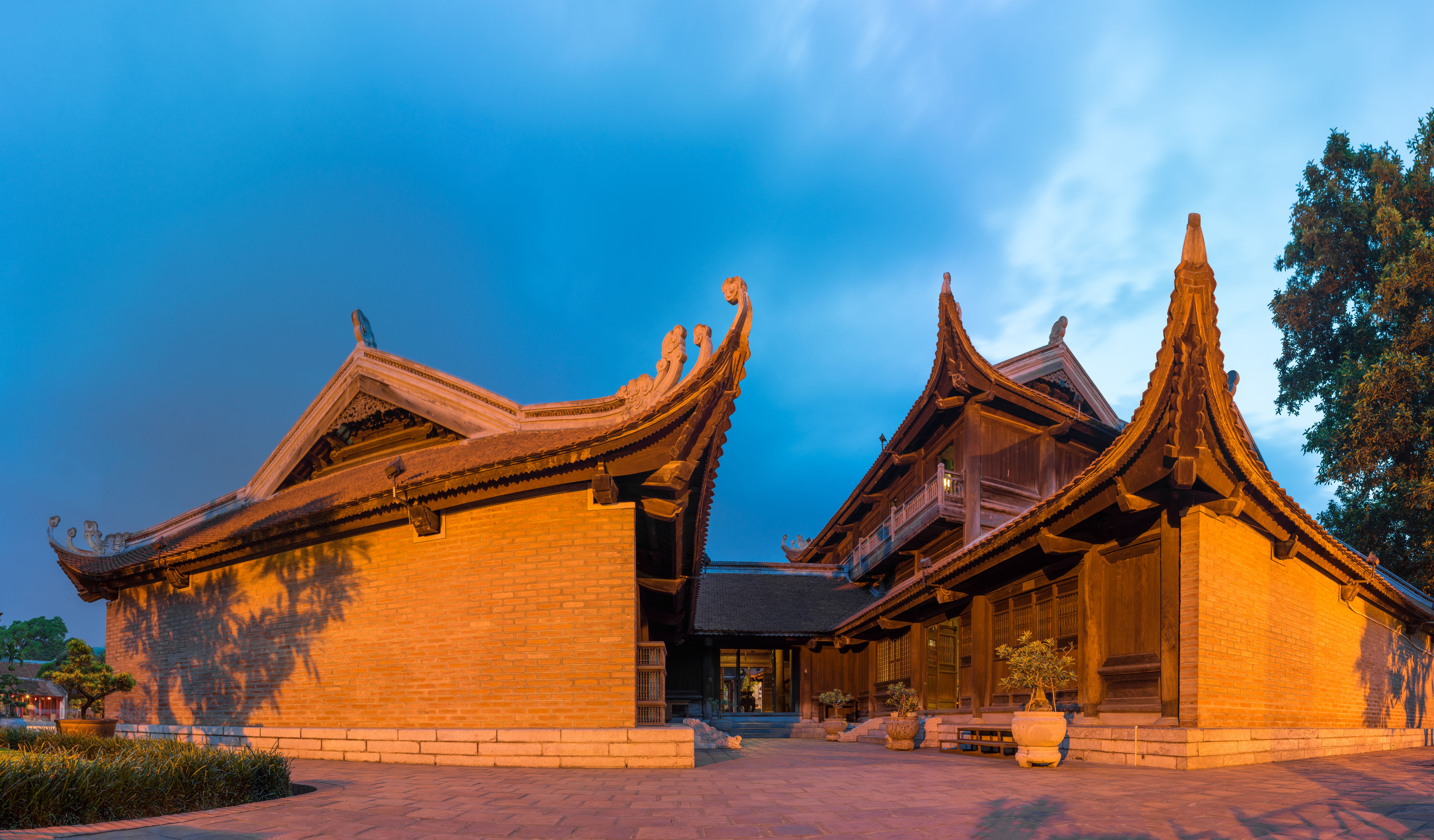 Fifth Courtyard at The Temple of Literature (Van Mieu) in Hanoi. Constructed in 1070 to honor Confucius and nowadays to celebrate the doctorates and high rank scholars of Vietnam