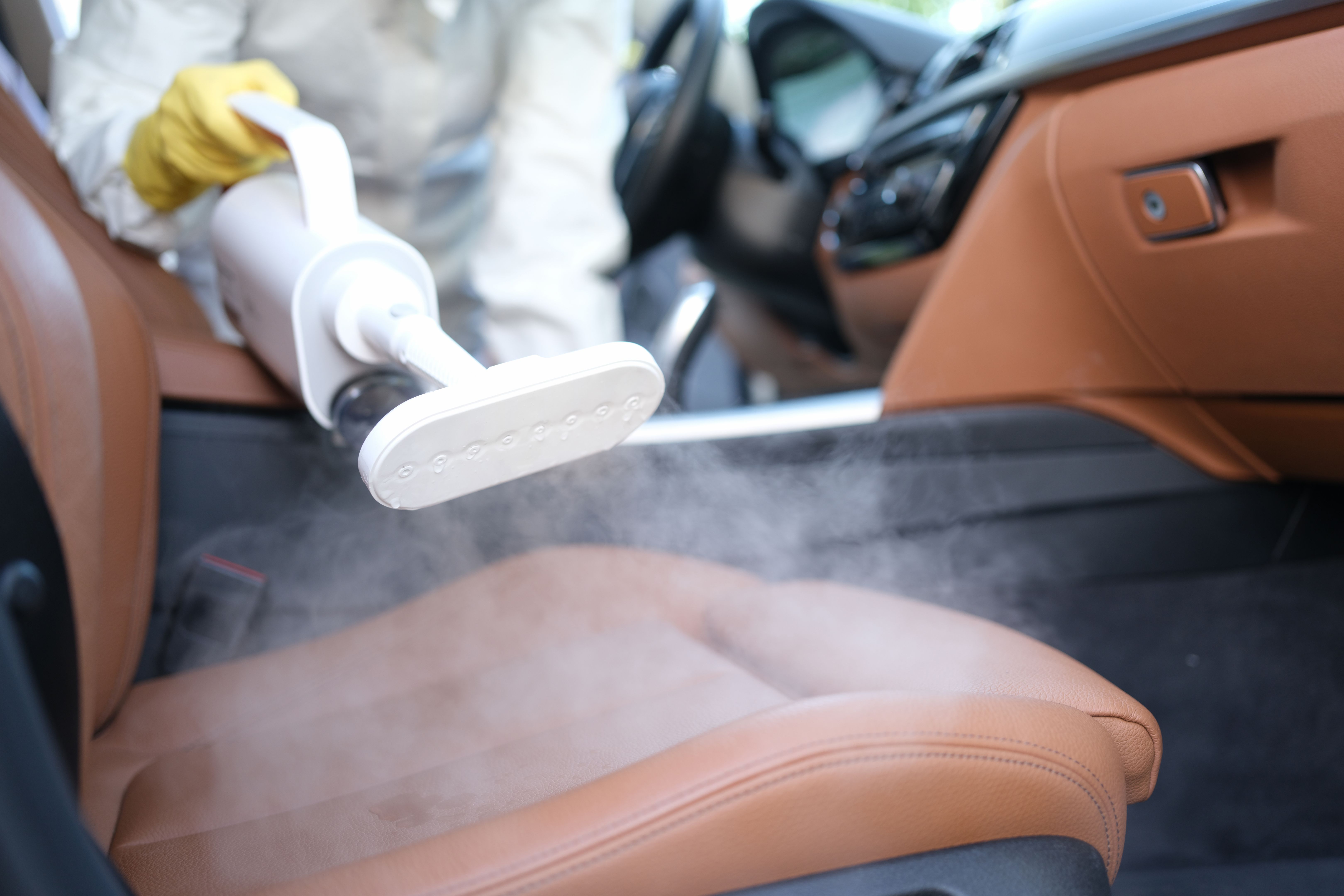 leather seat cleaning