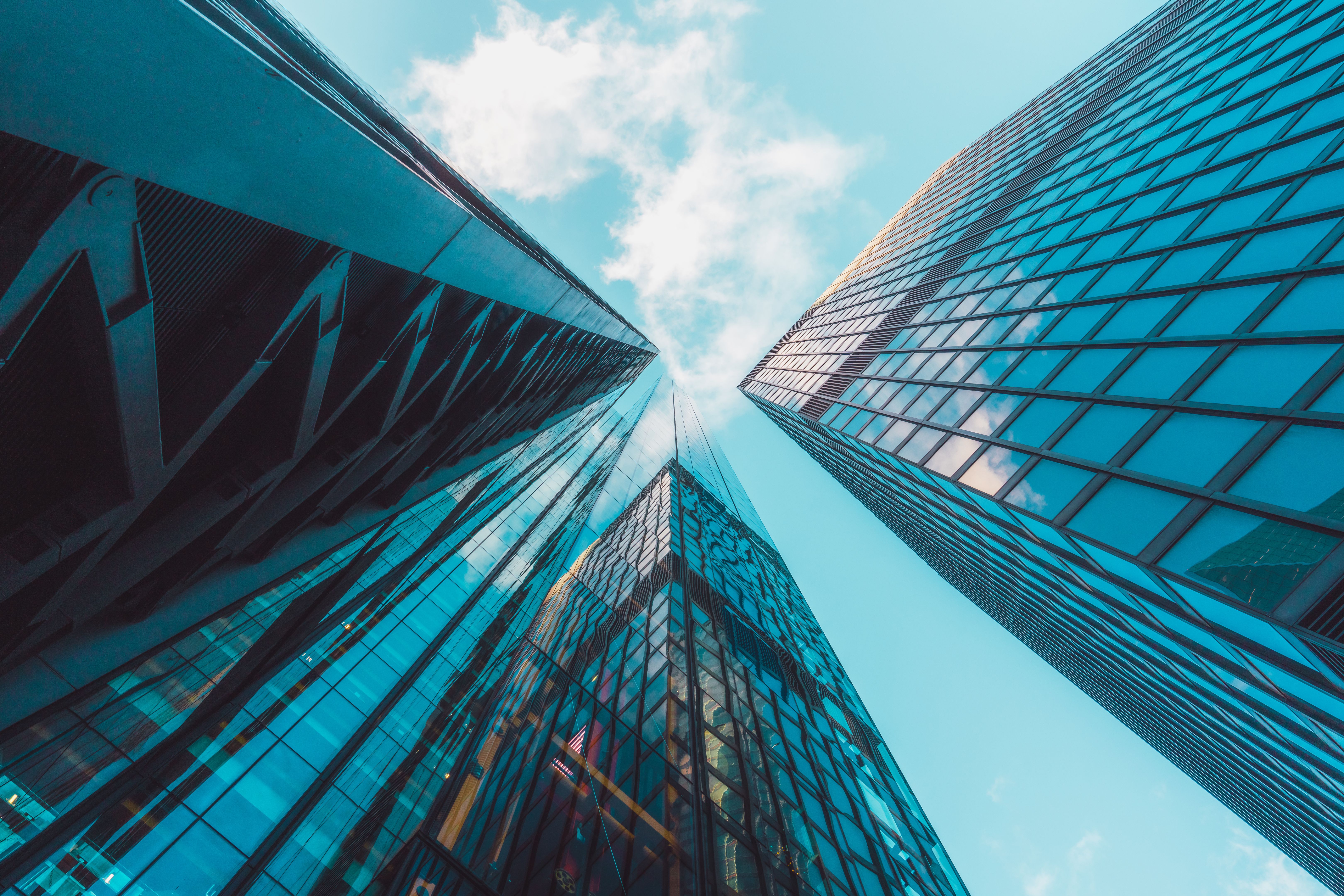 Corporate buildings, City of London, UK