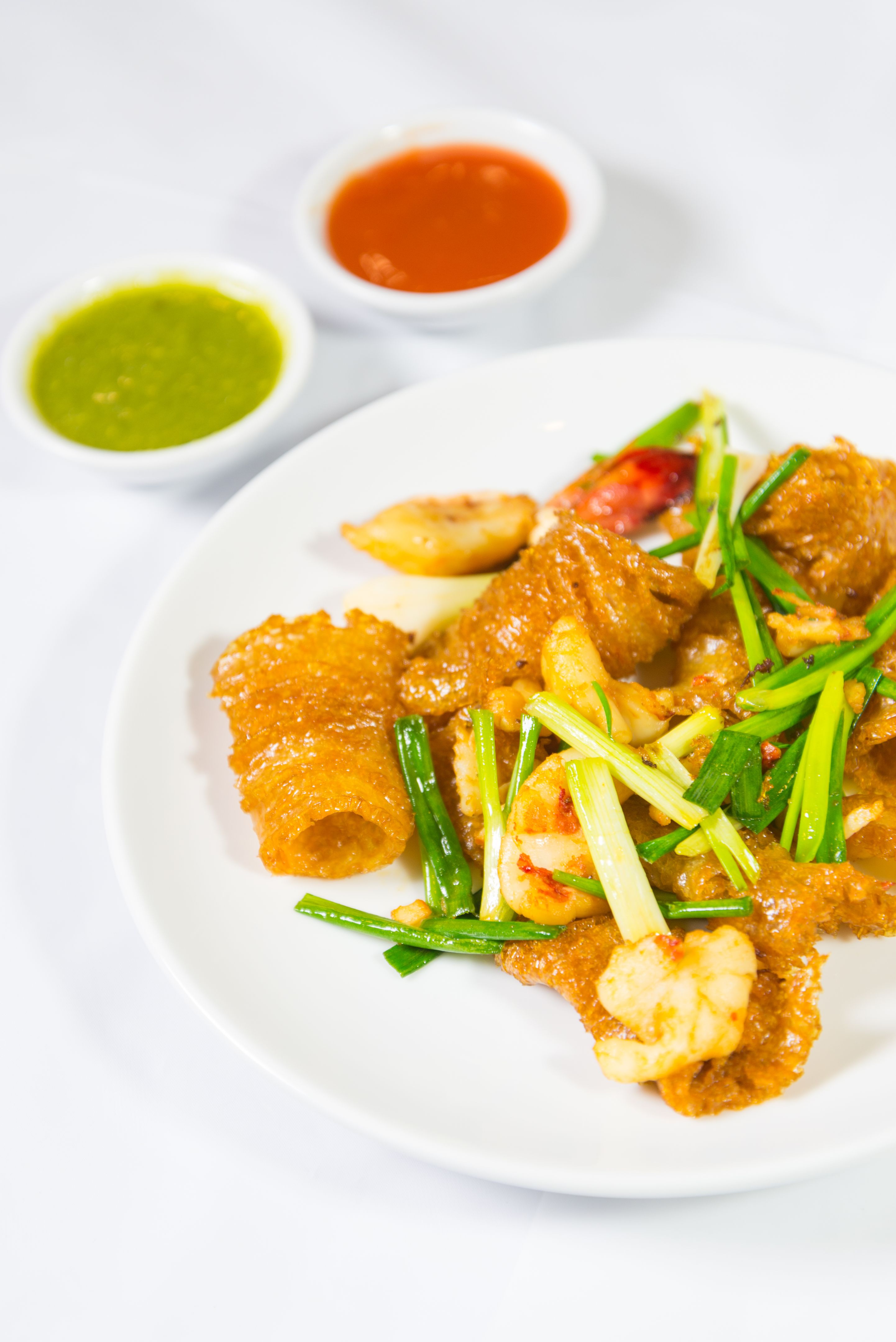 stir fry fish maw shrimp prawn