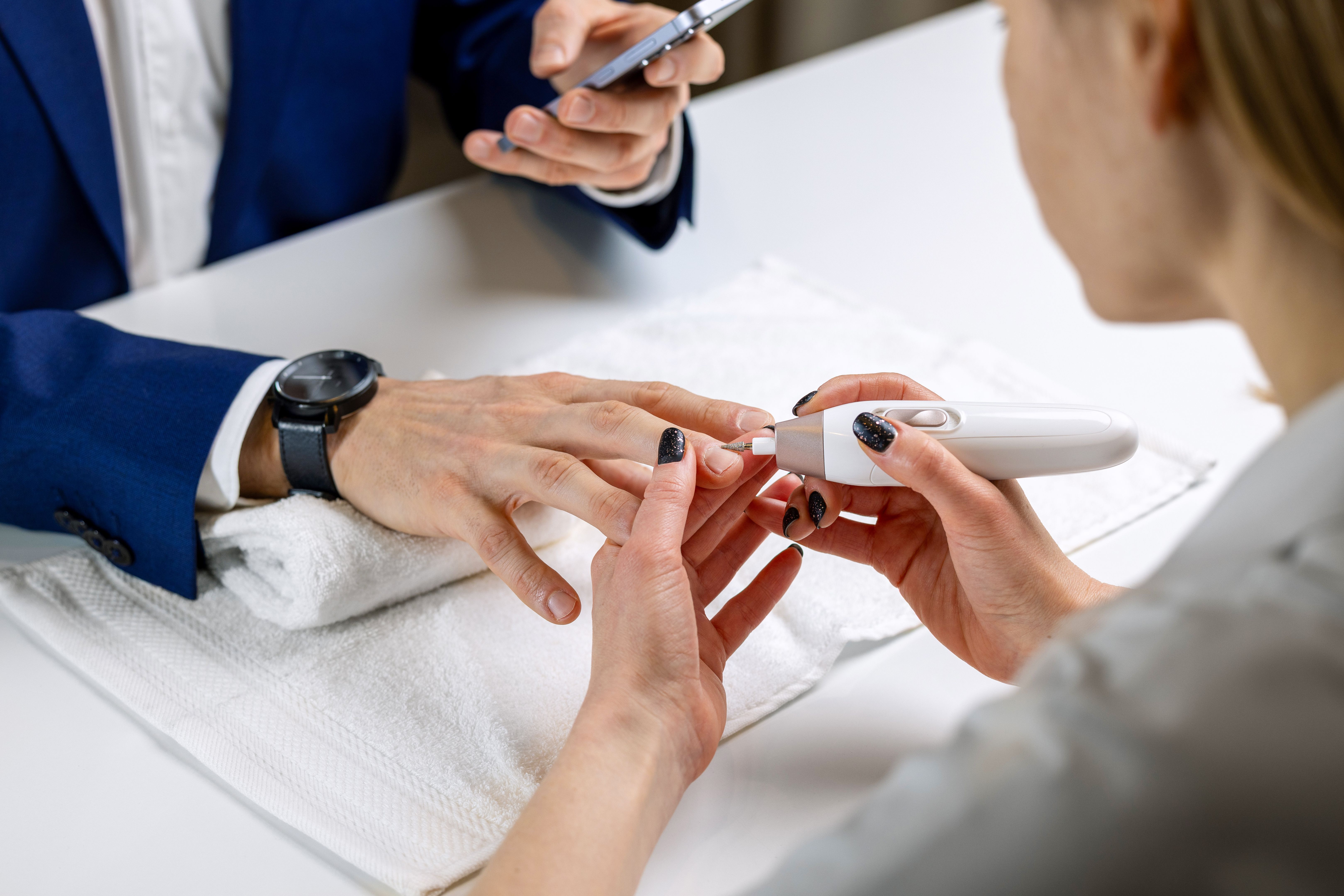 professional nail treatment