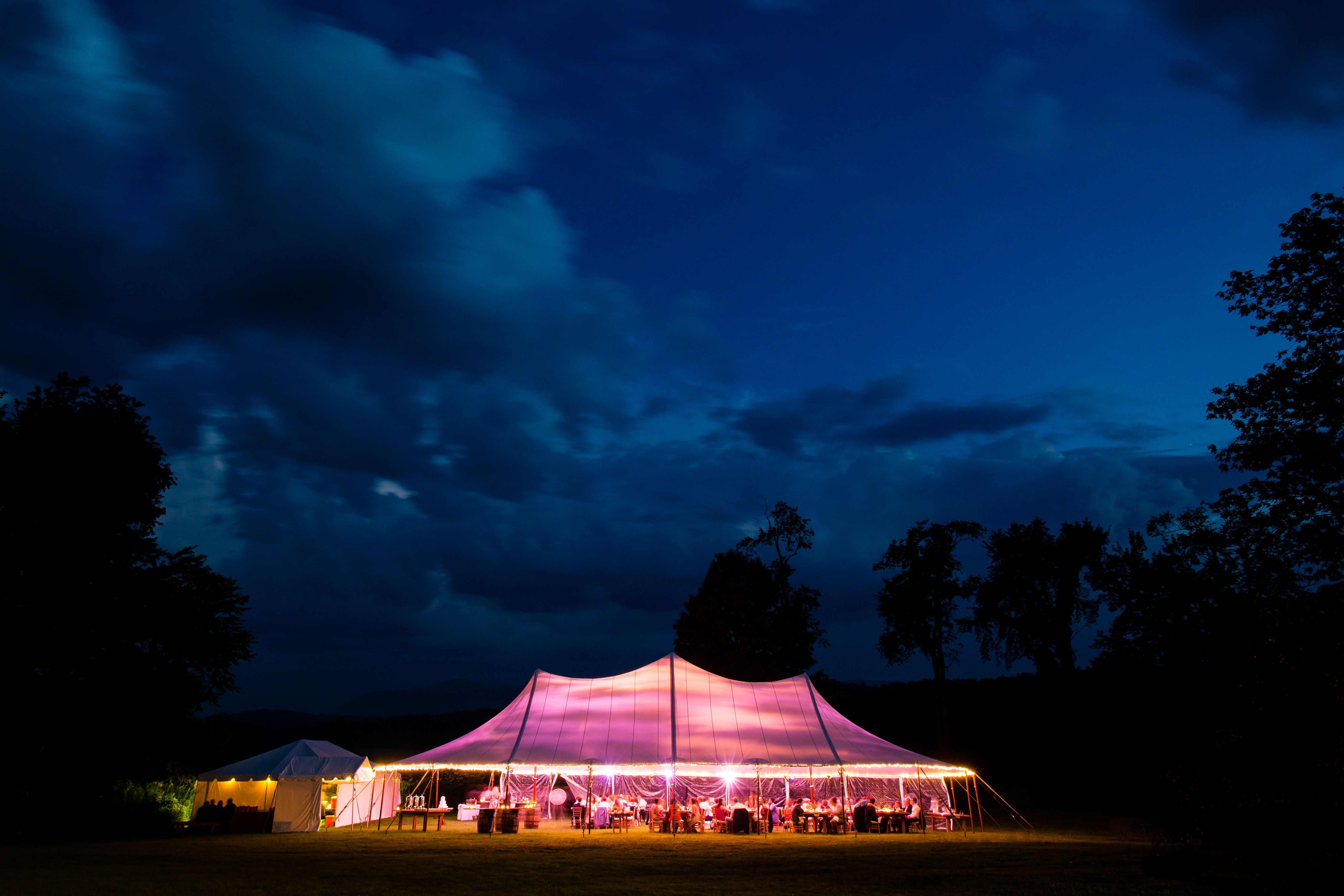 clear tent event