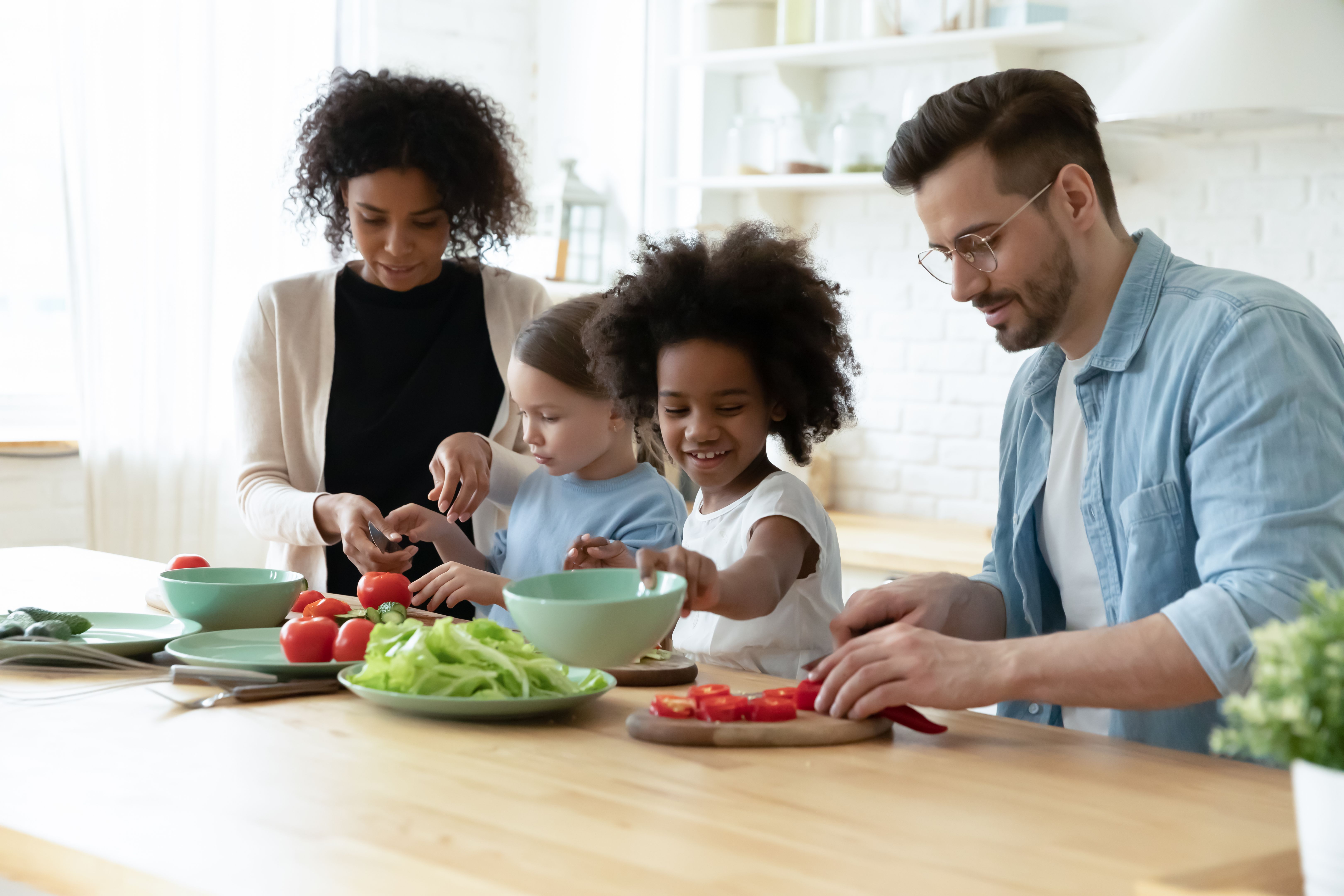 family dinner preparation
