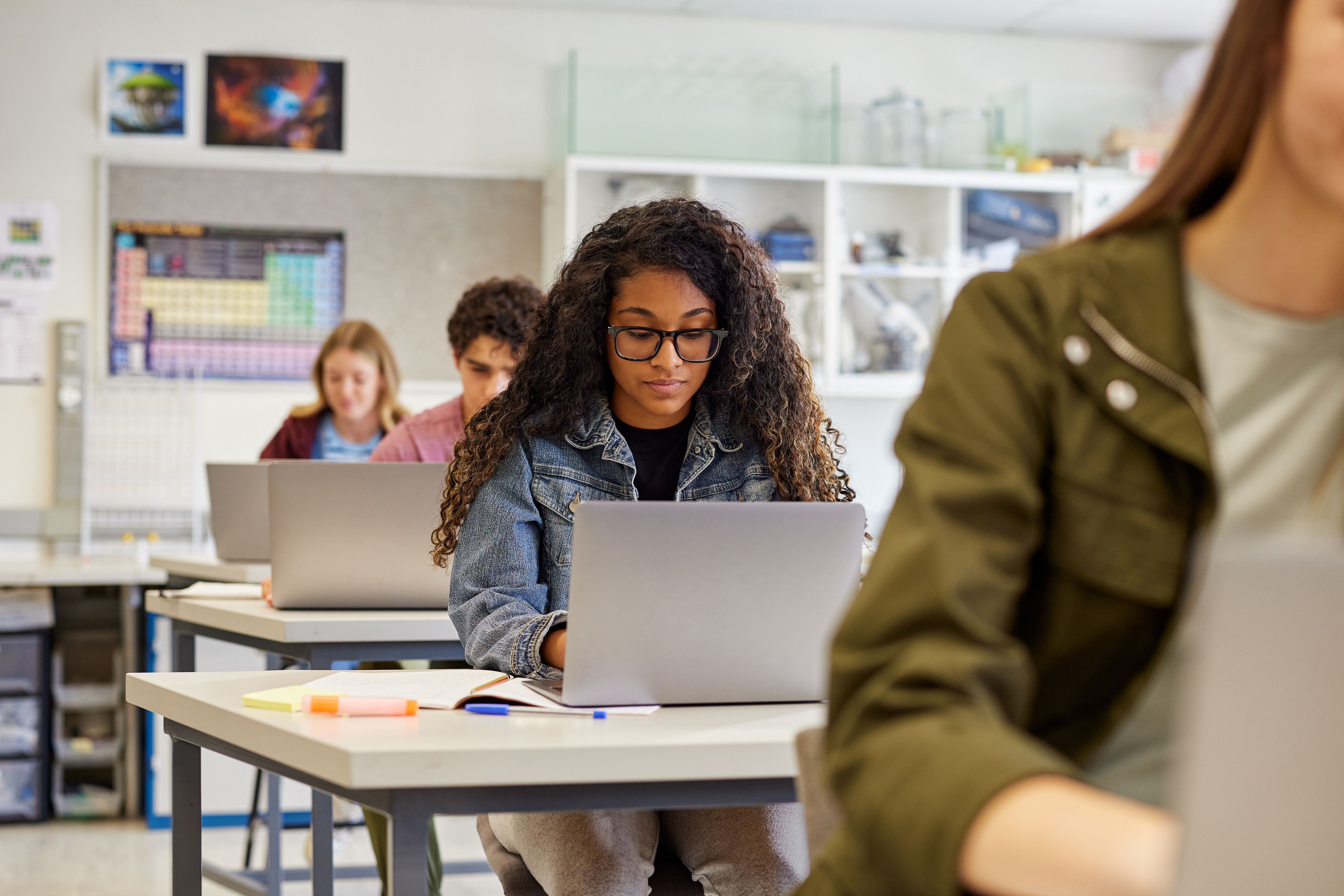 diverse students learning