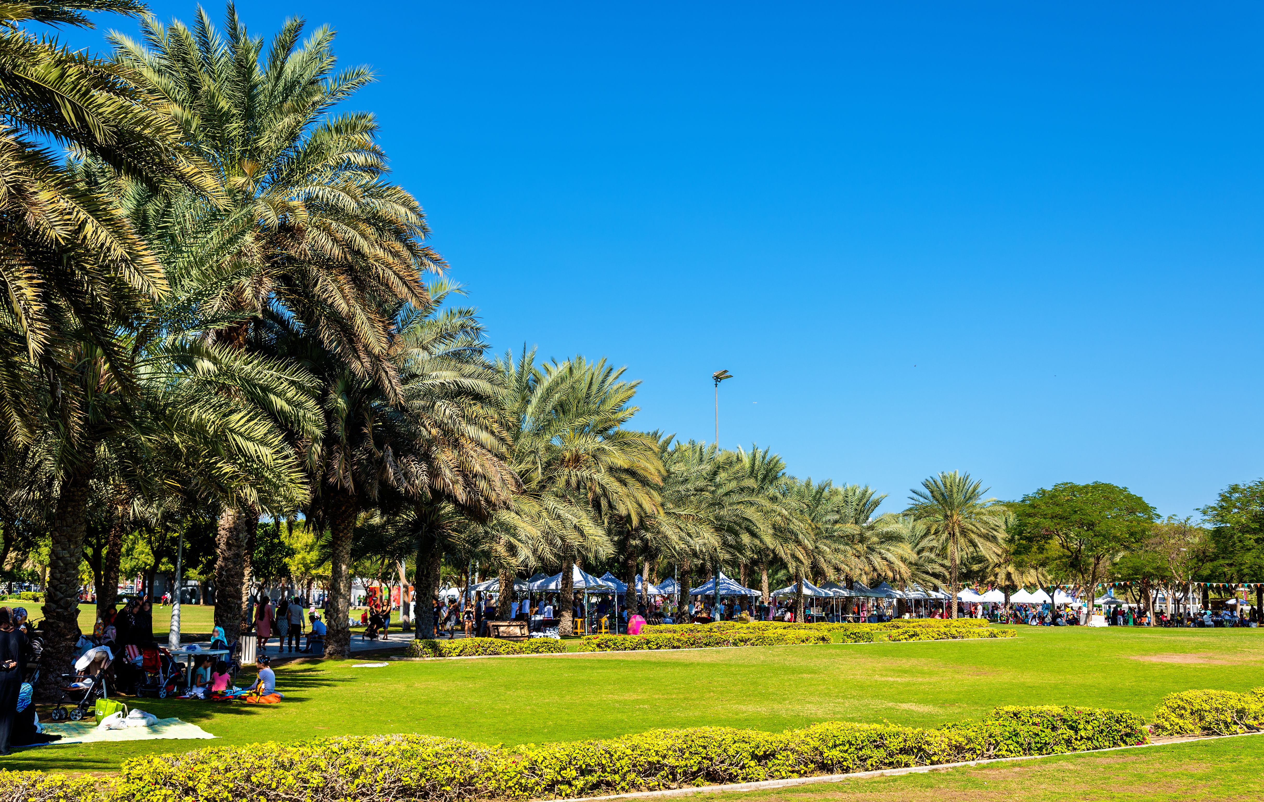 View of Zabeel park in Dubai, the Emirates