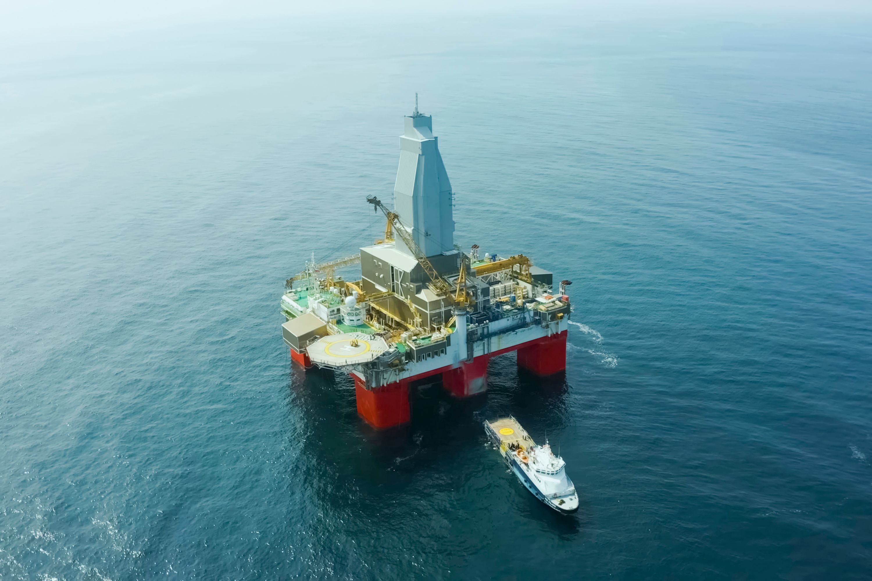 drone oil platform
