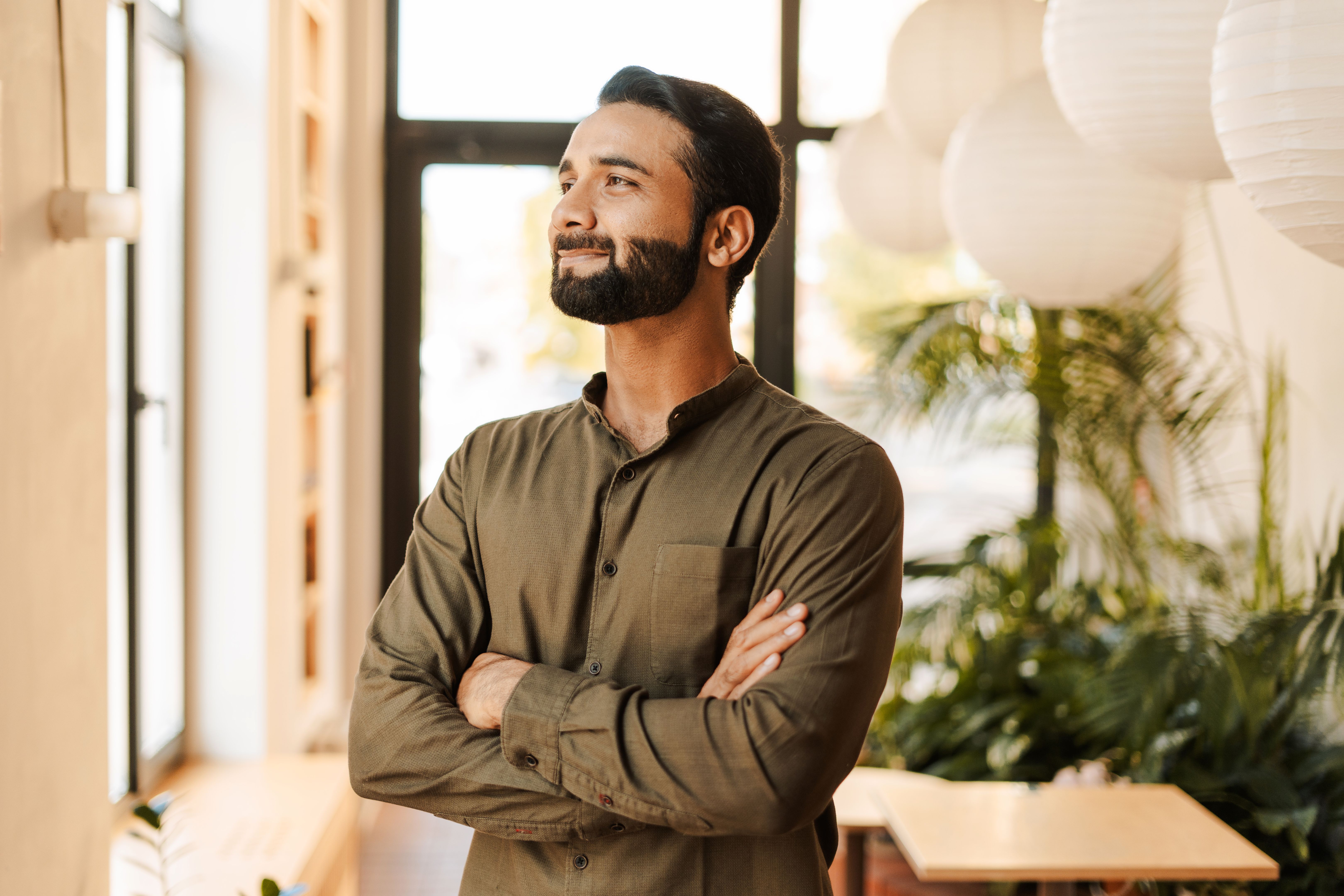confident man