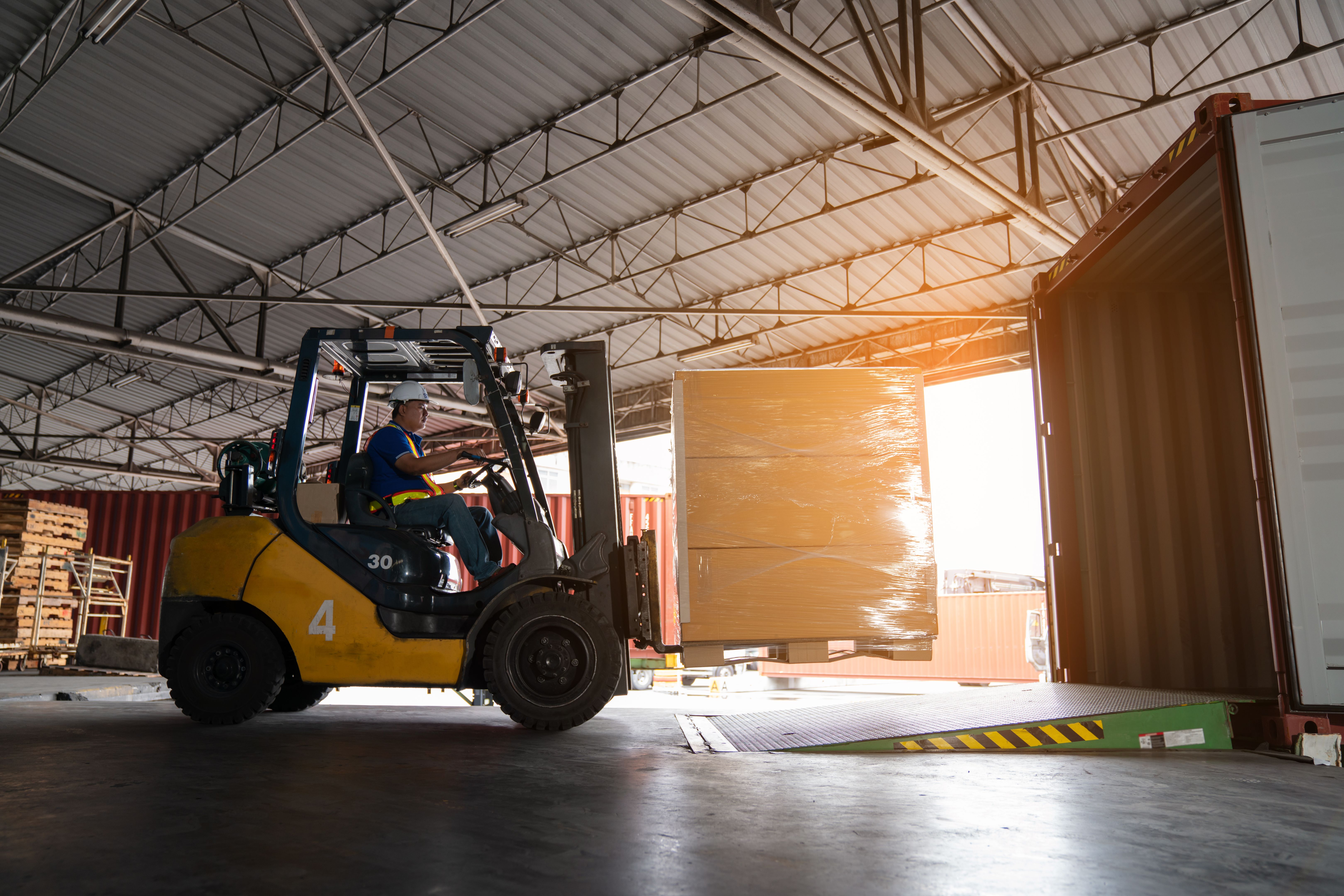 used forklift warehouse