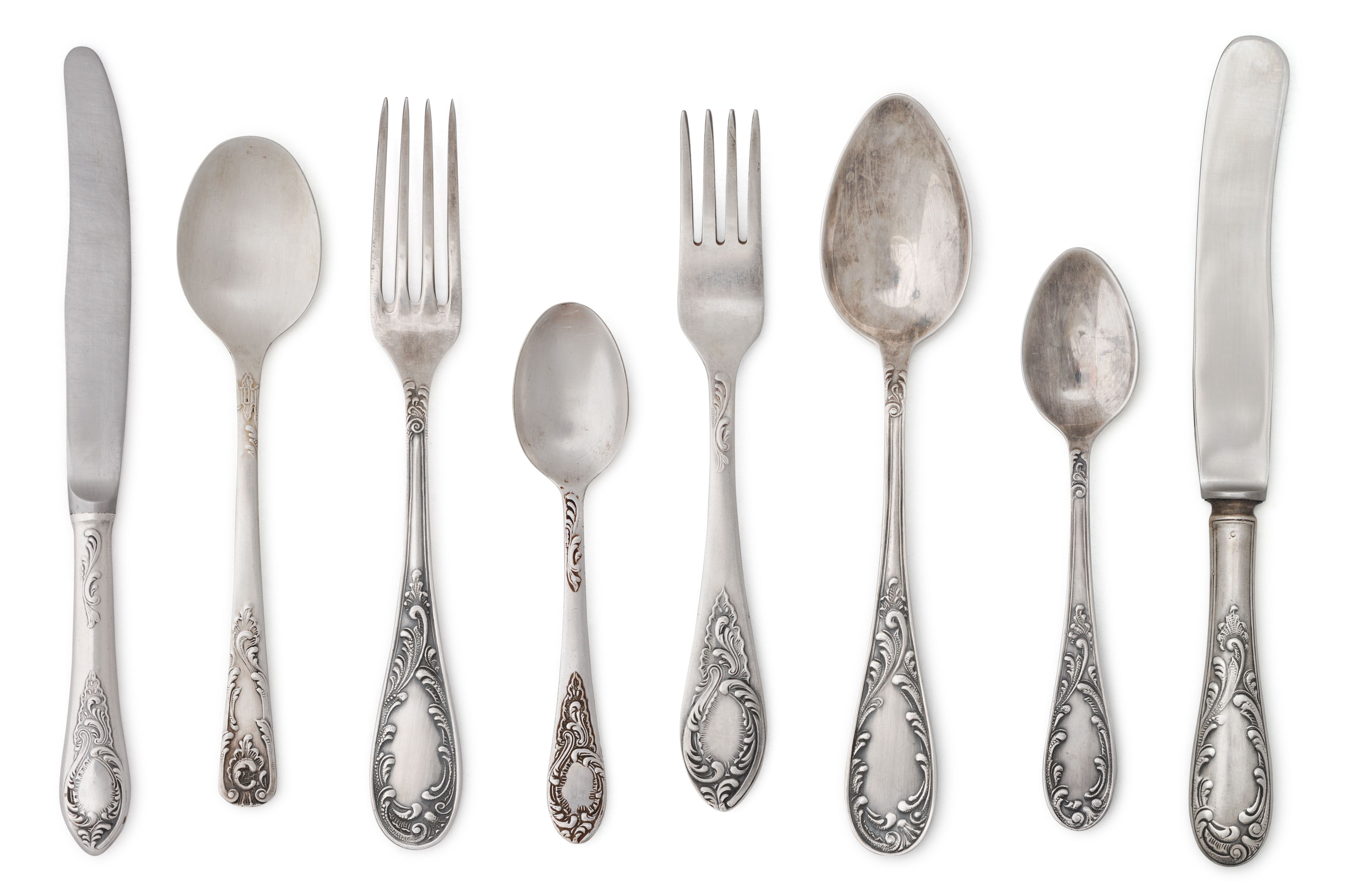 antique silverware