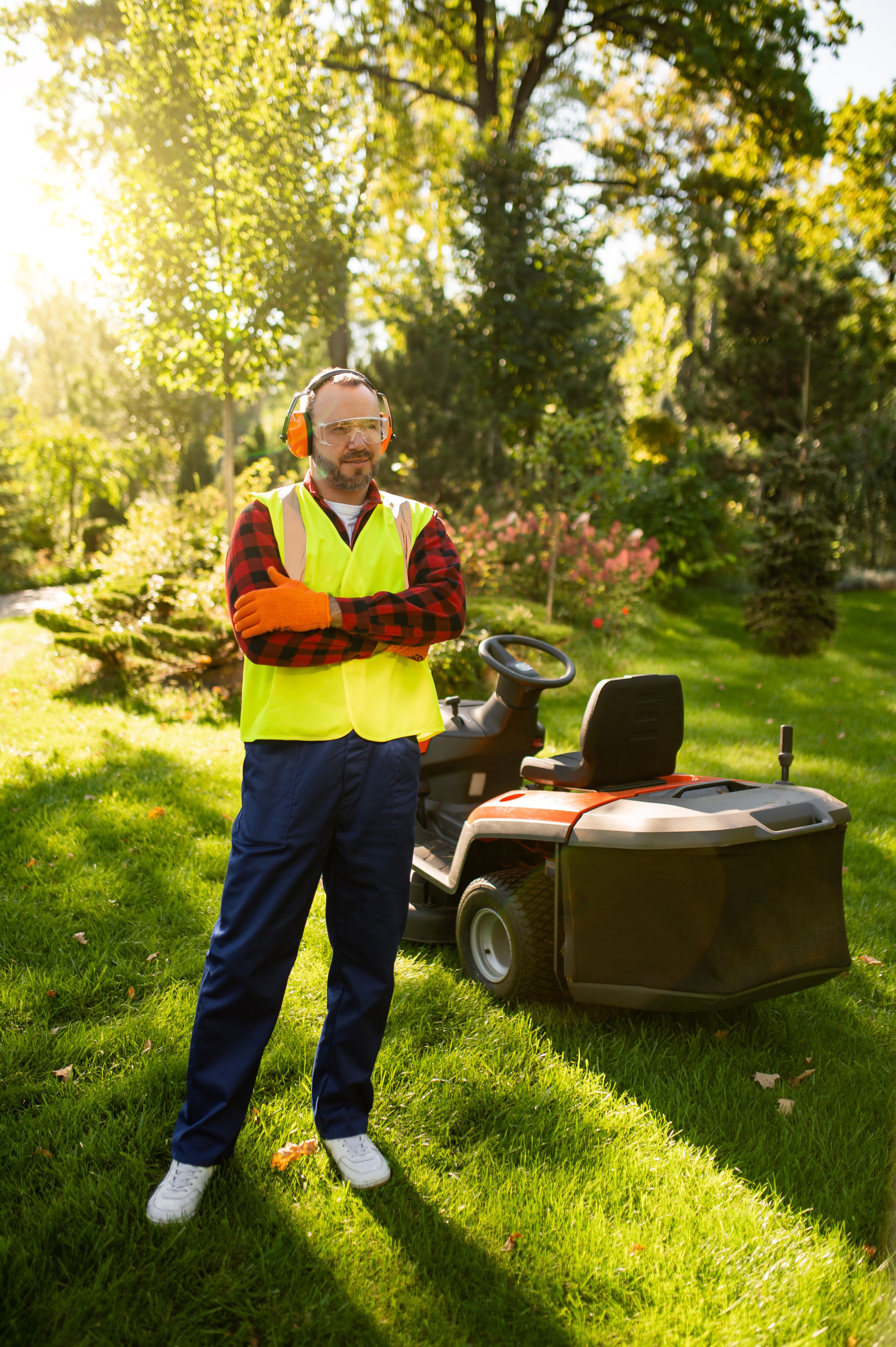 lawn service professional