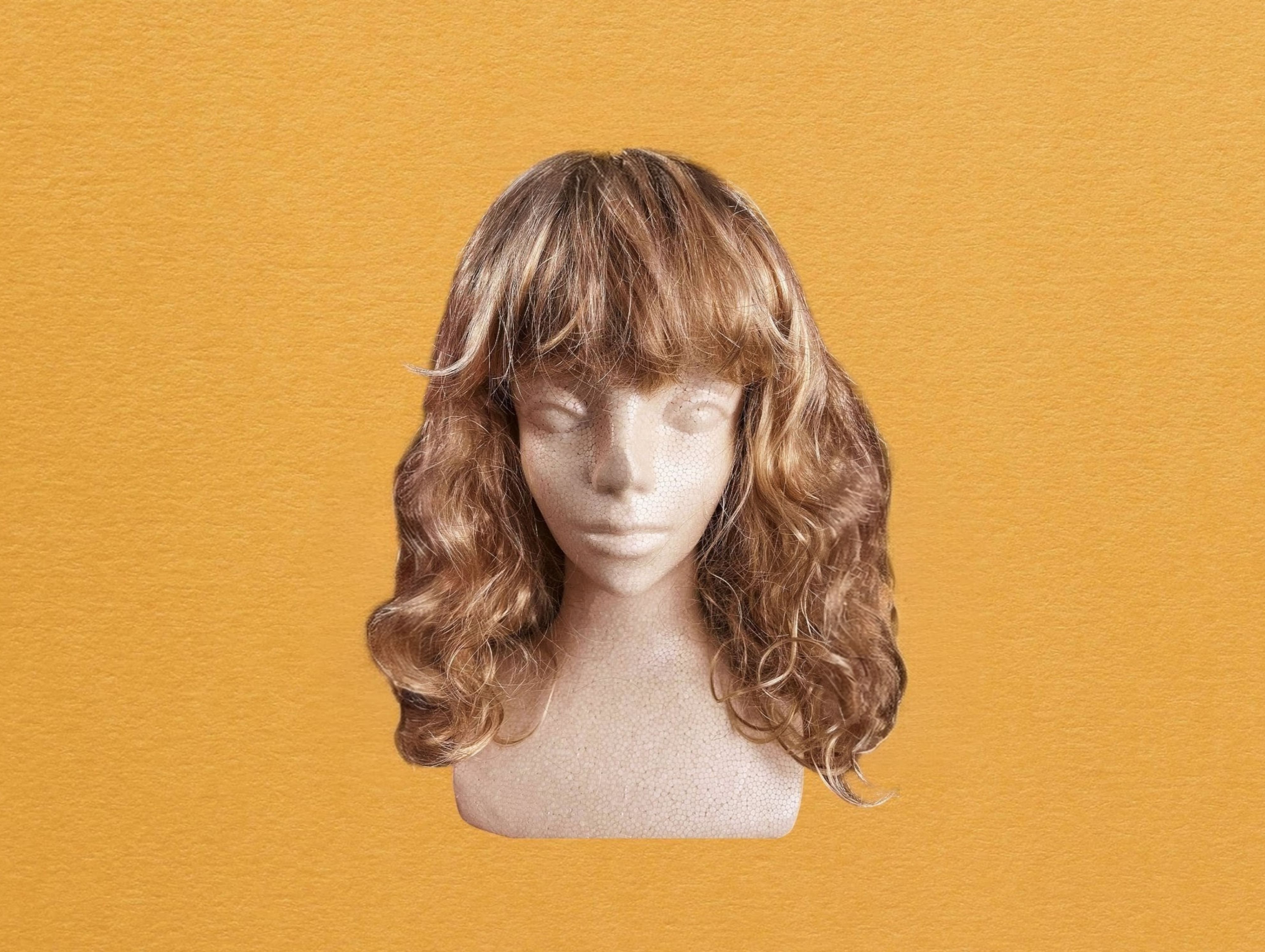 synthetic human hair wigs