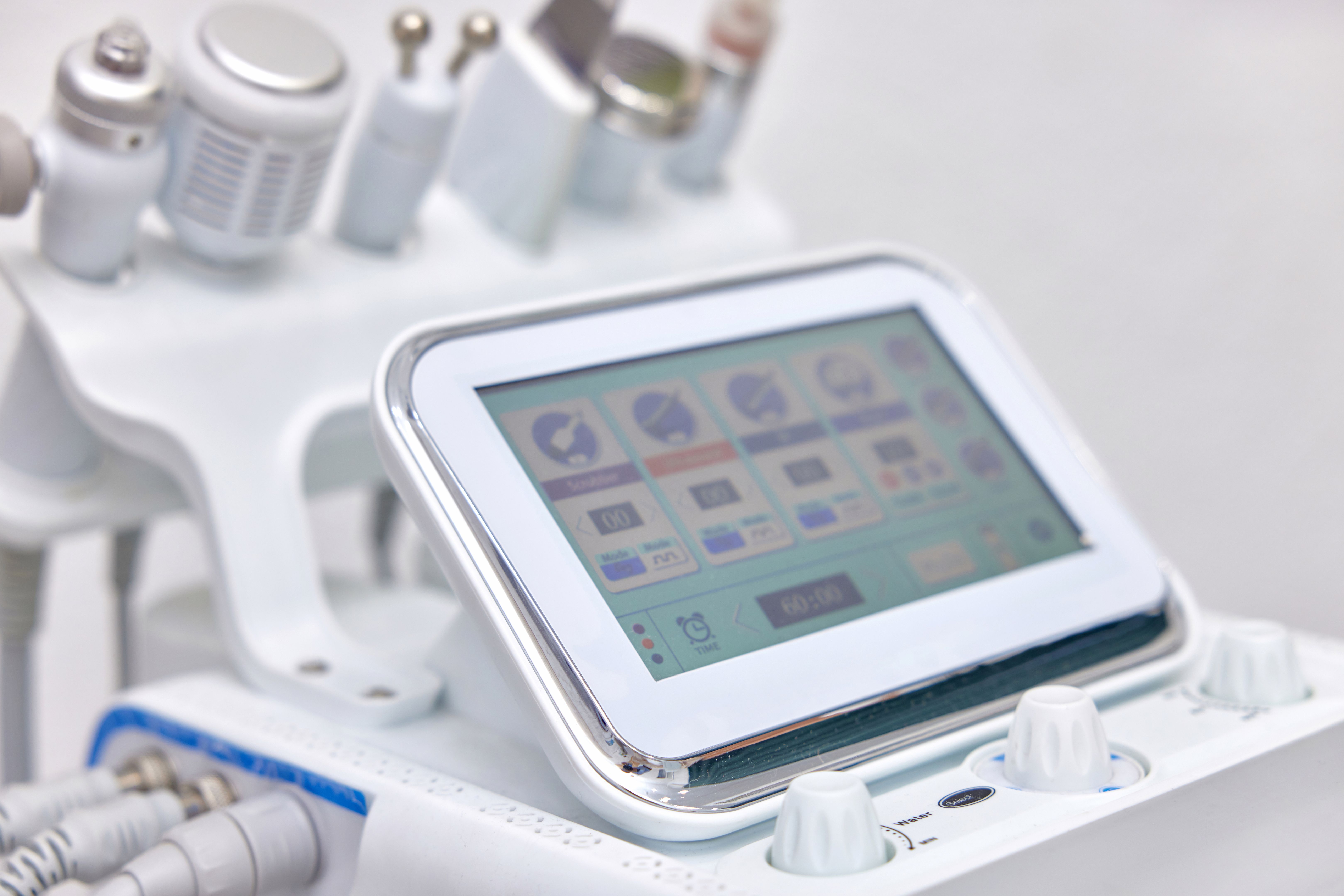 modern cosmetology equipment in modern aesthetic clinic.