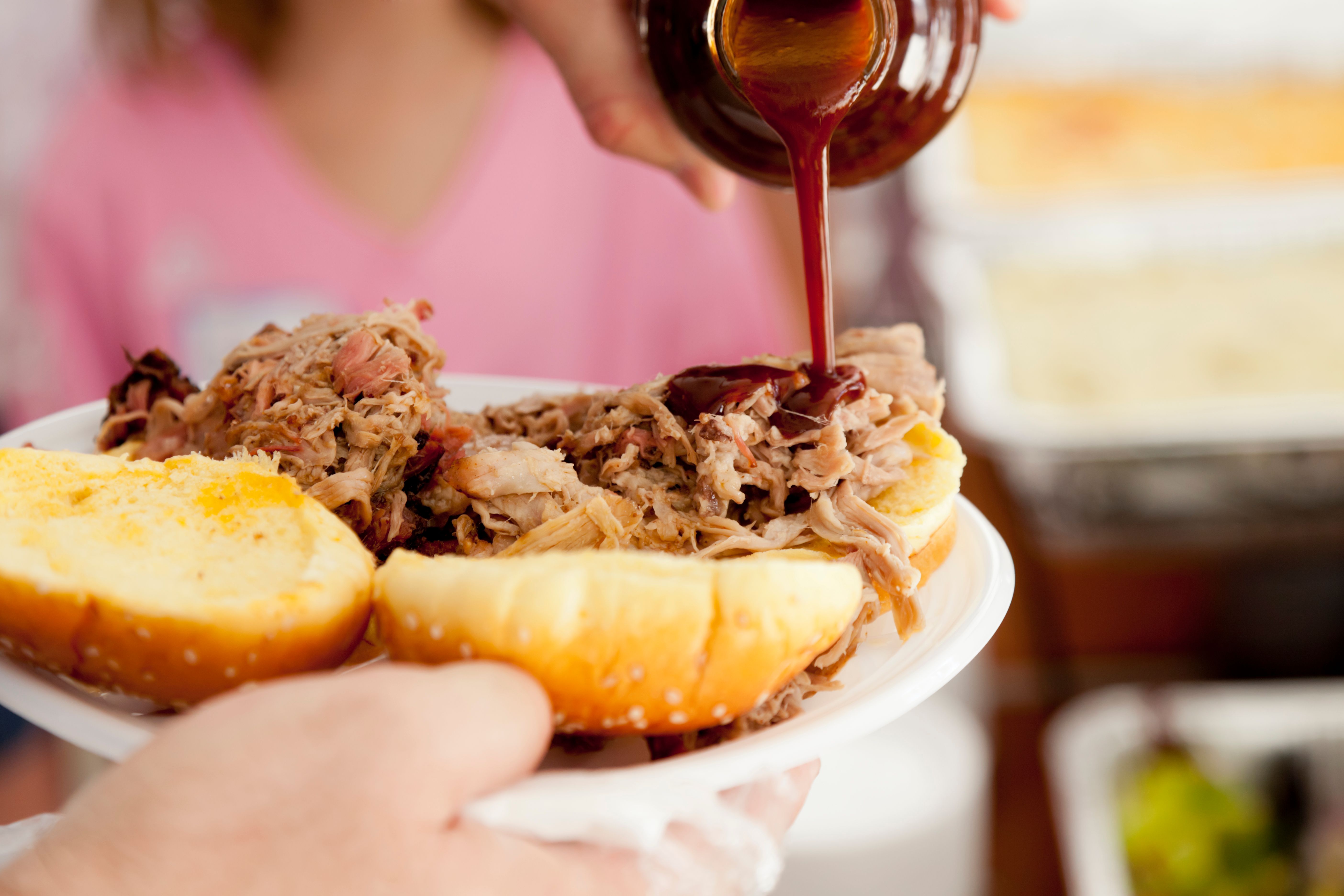pulled pork sandwich