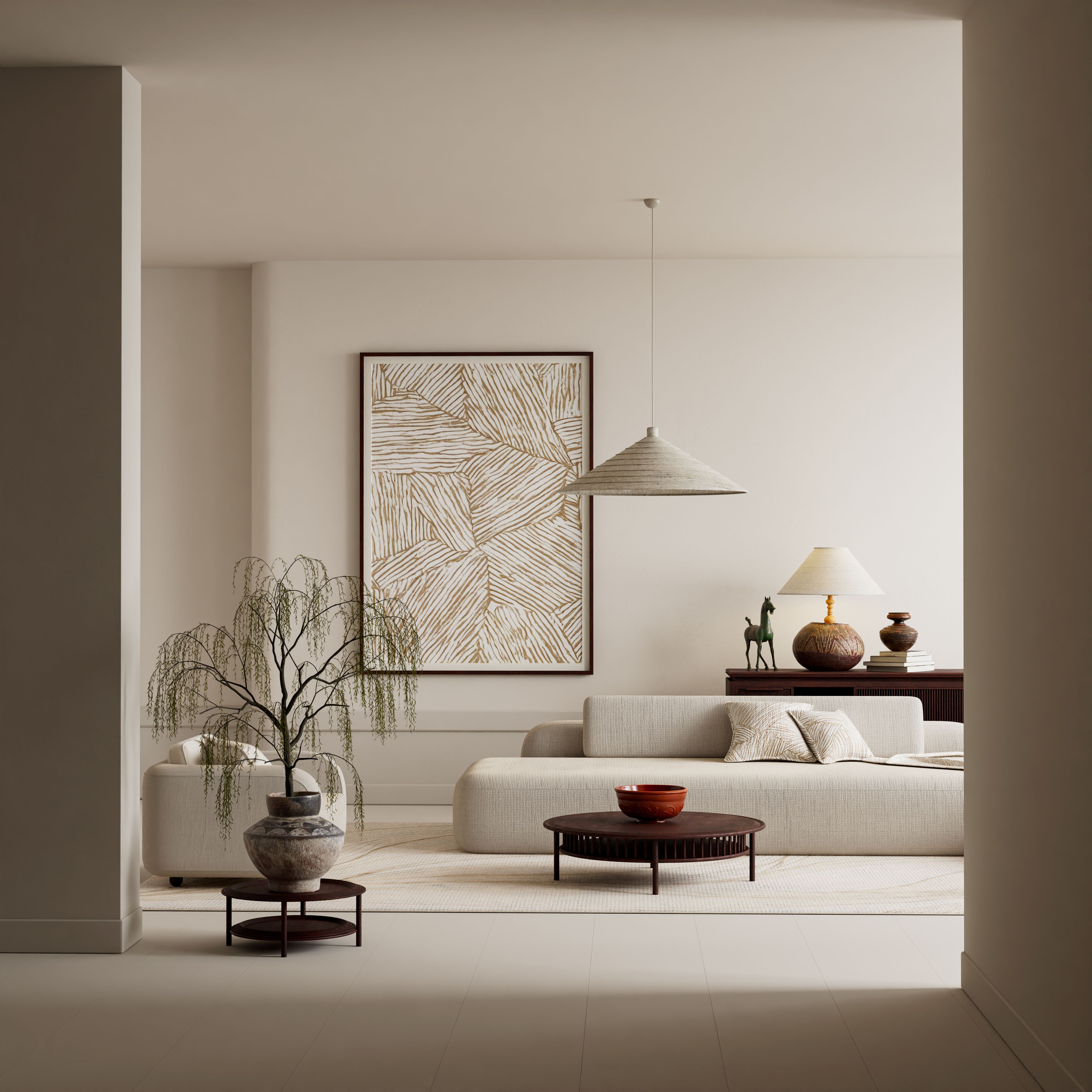 warm neutral interior