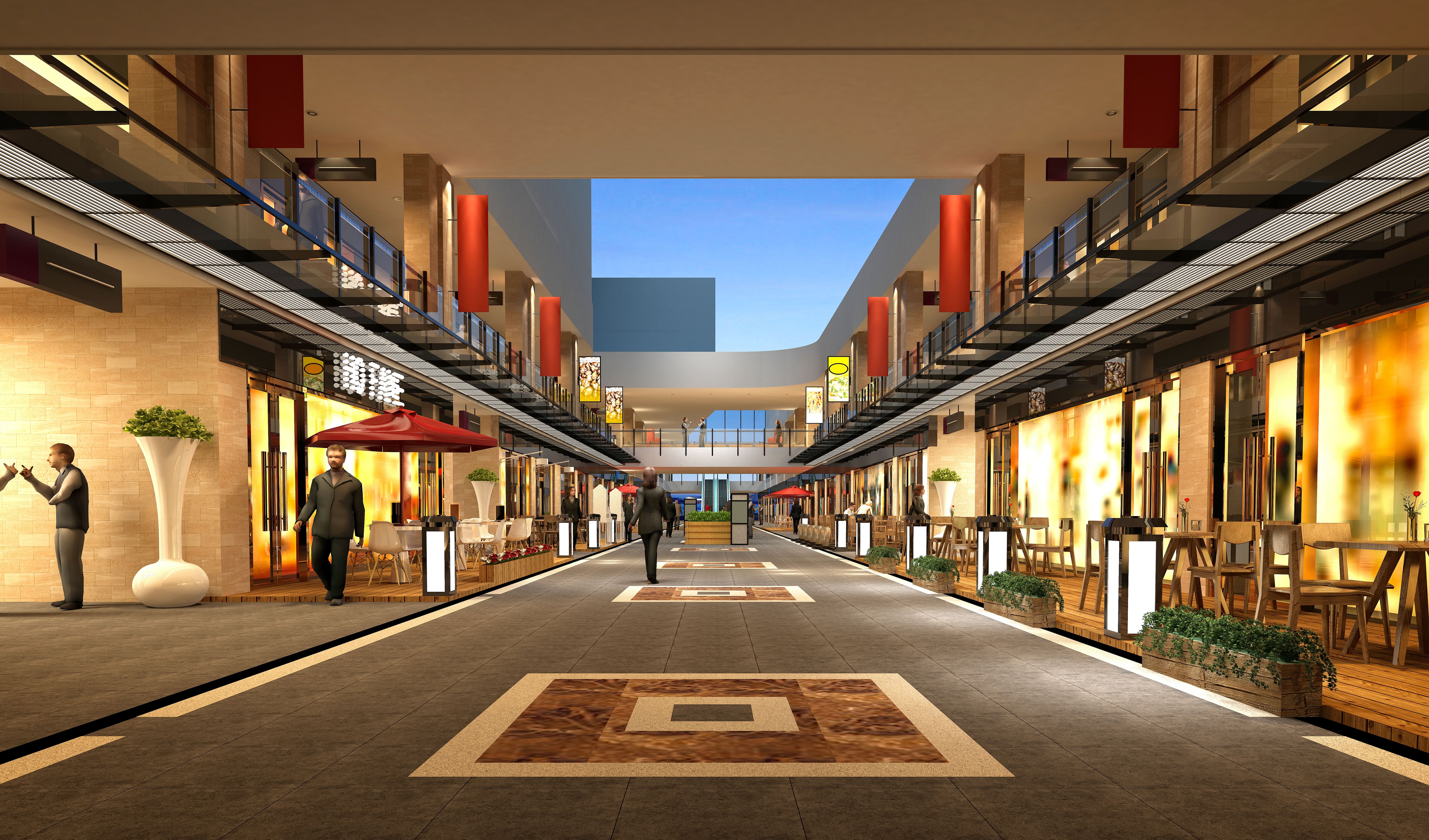 3d render of shopping mall interior 3d render of shopping mall interior