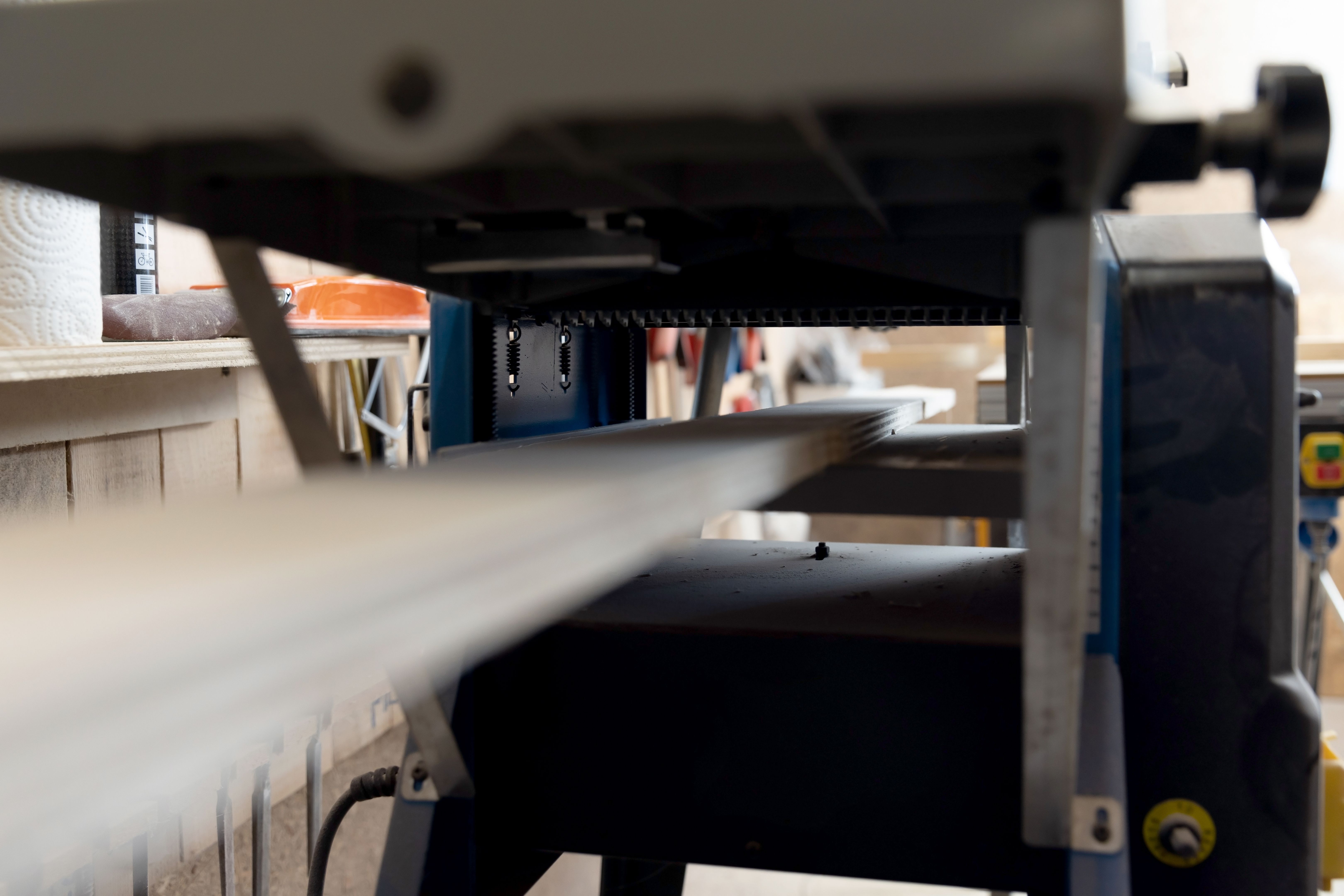 screen printing setup