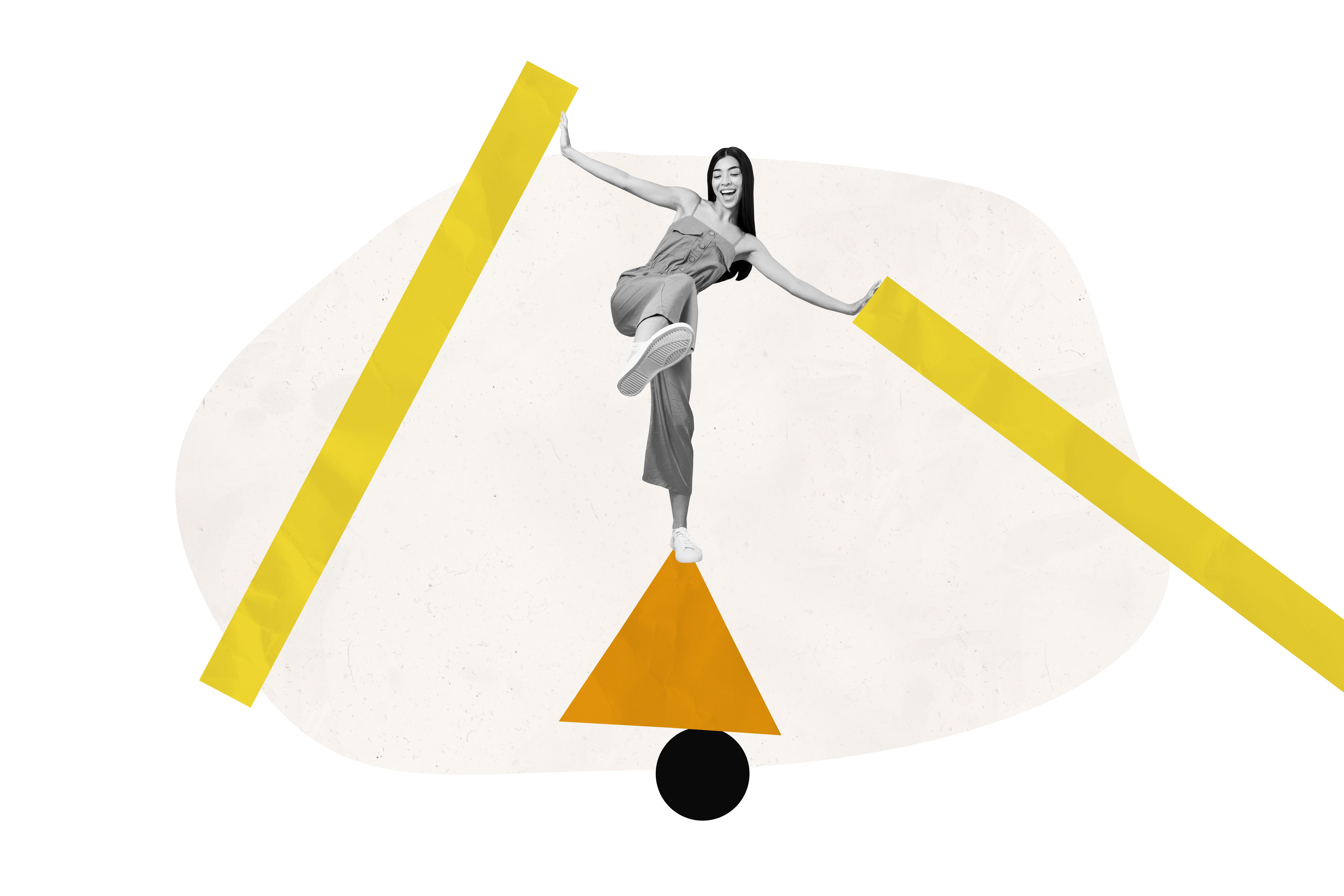 woman balancing culture work