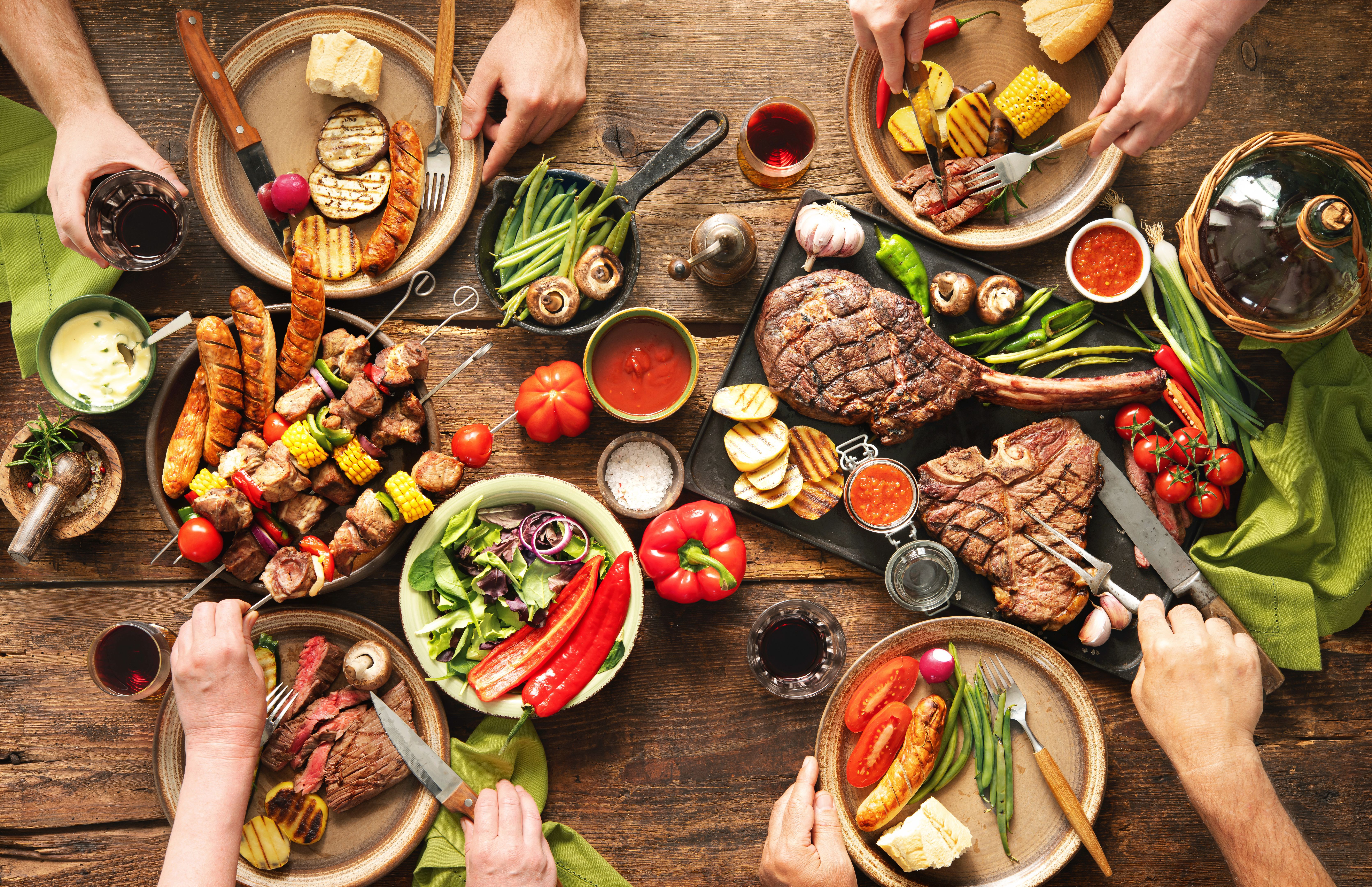 grilled meats