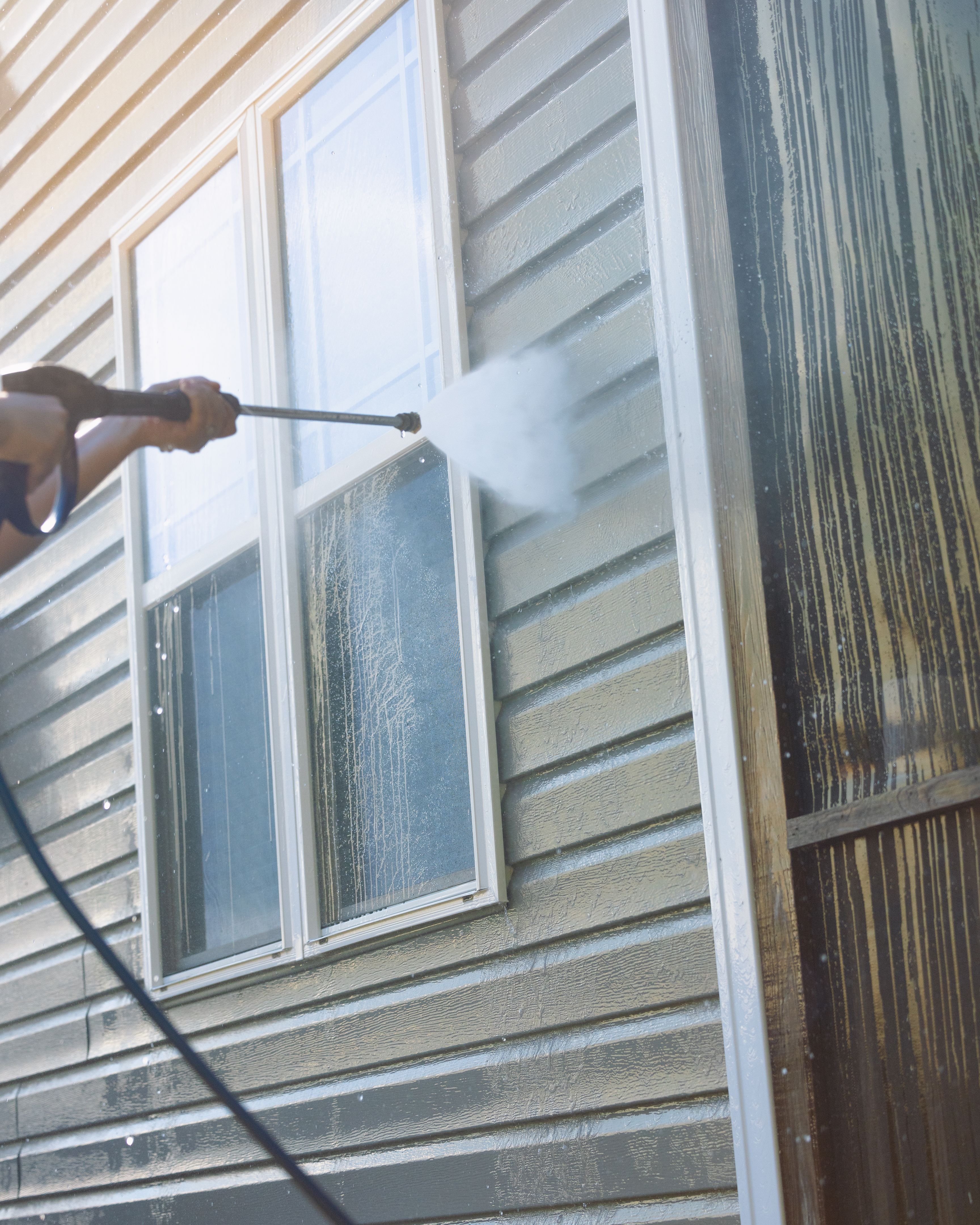 pressure washing