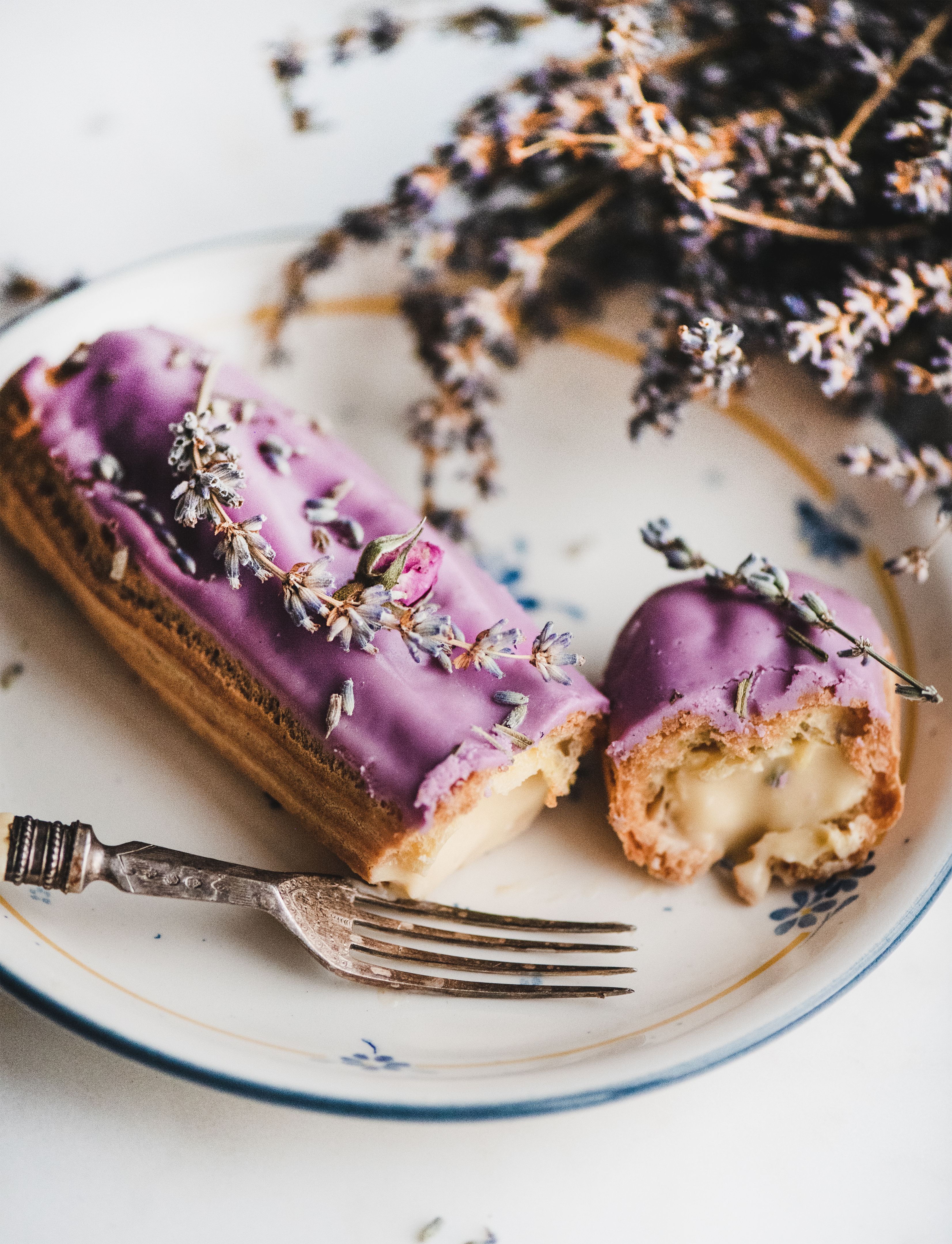 lavender pastries