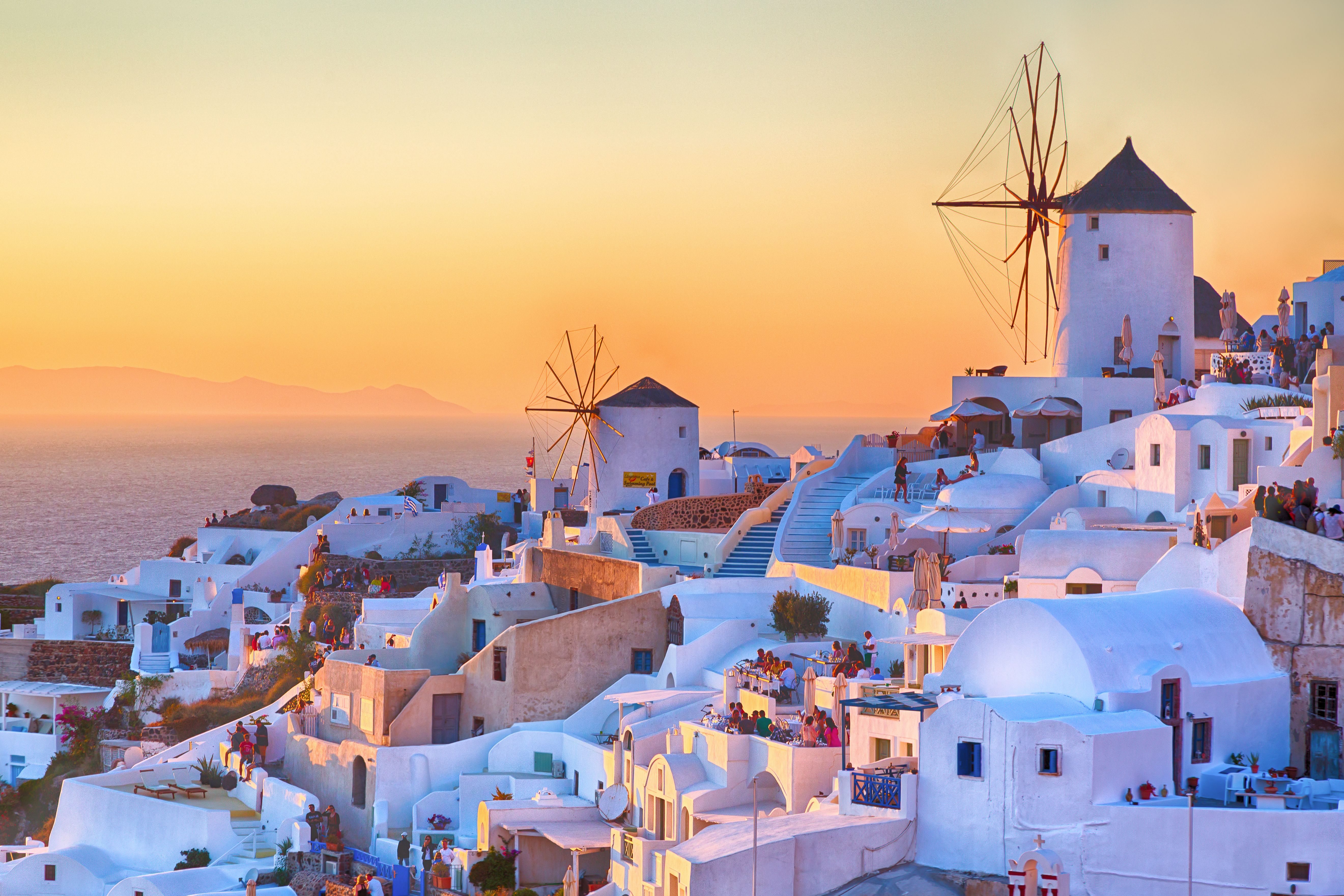 santorini sunset