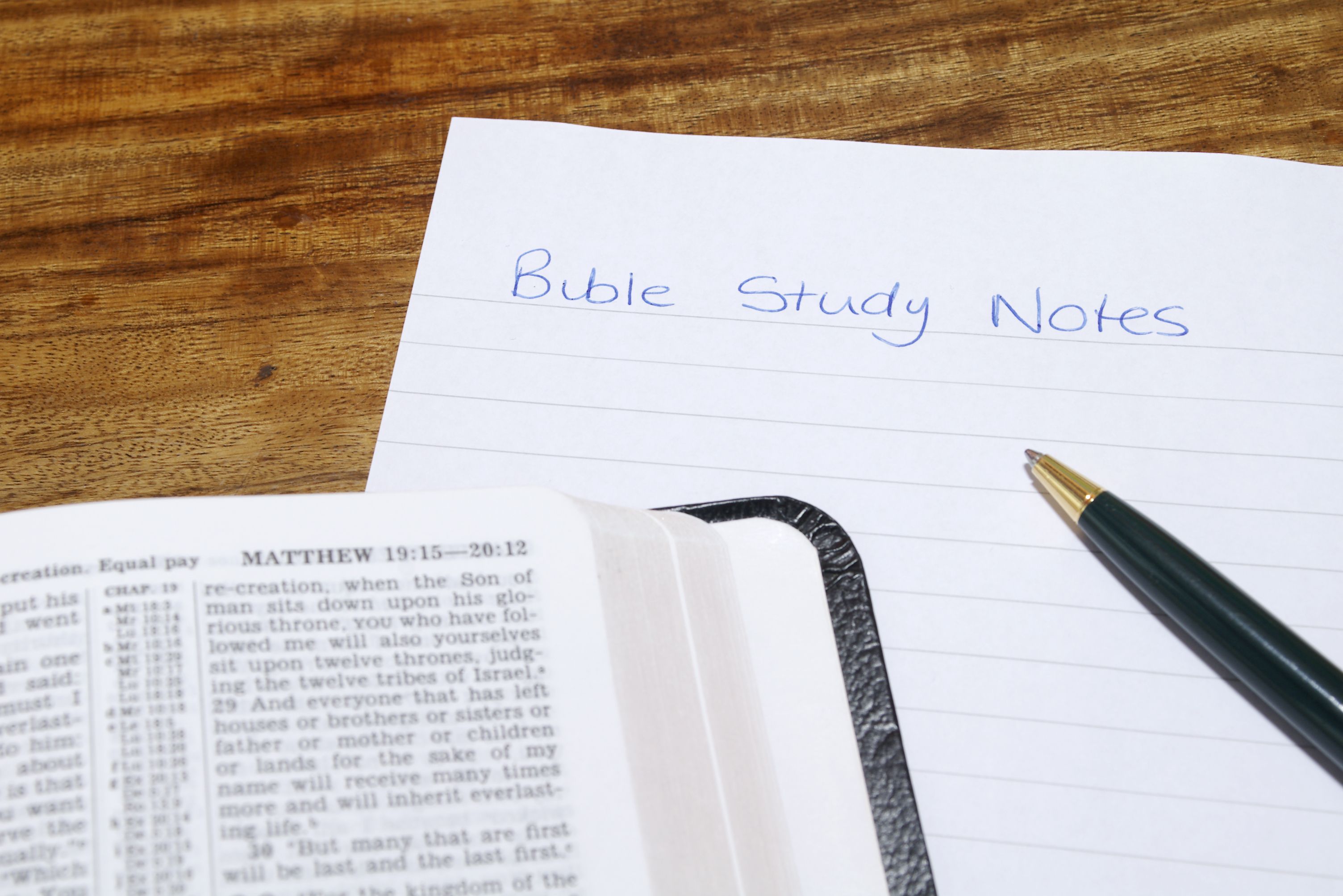 bible study notes