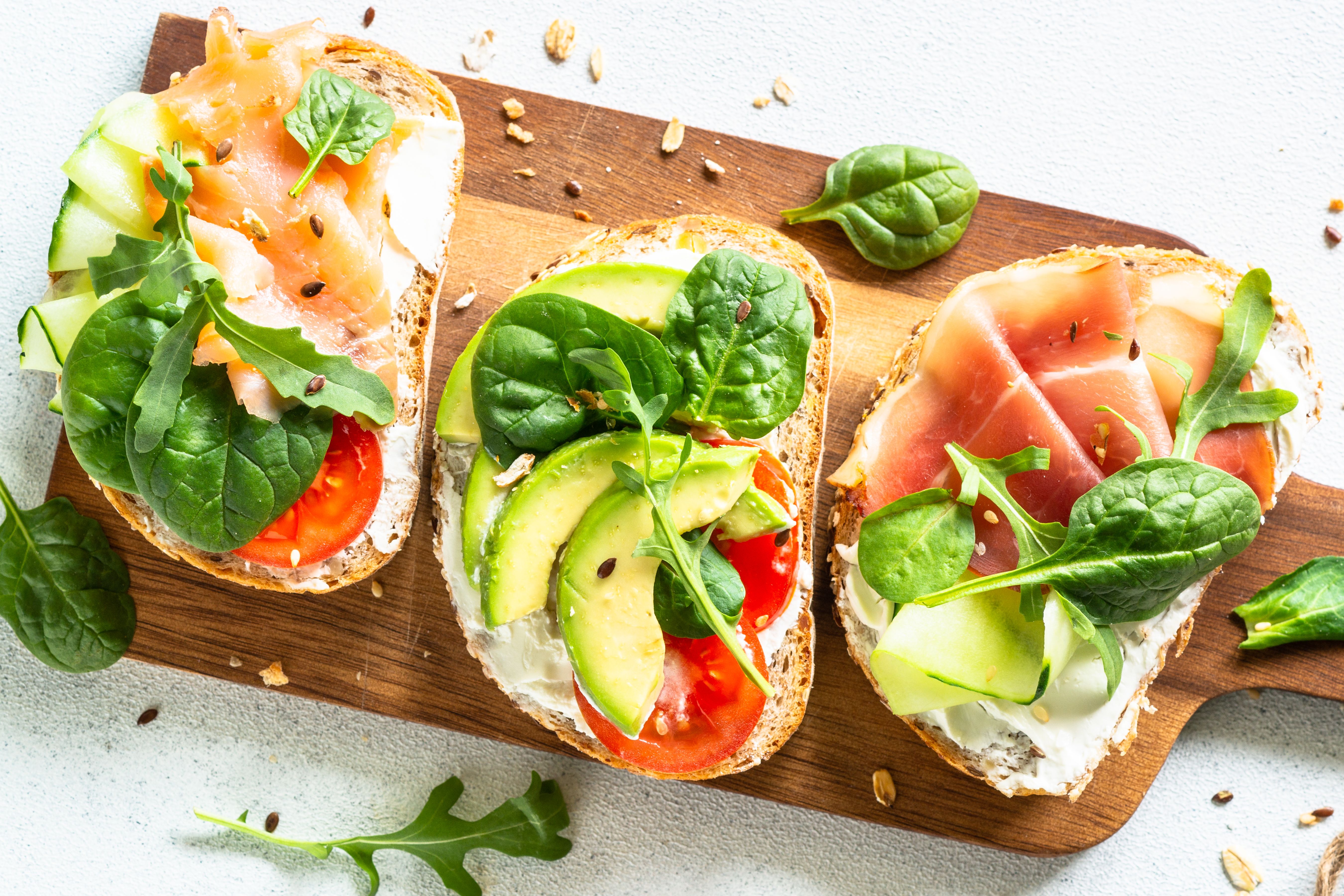 open sandwich