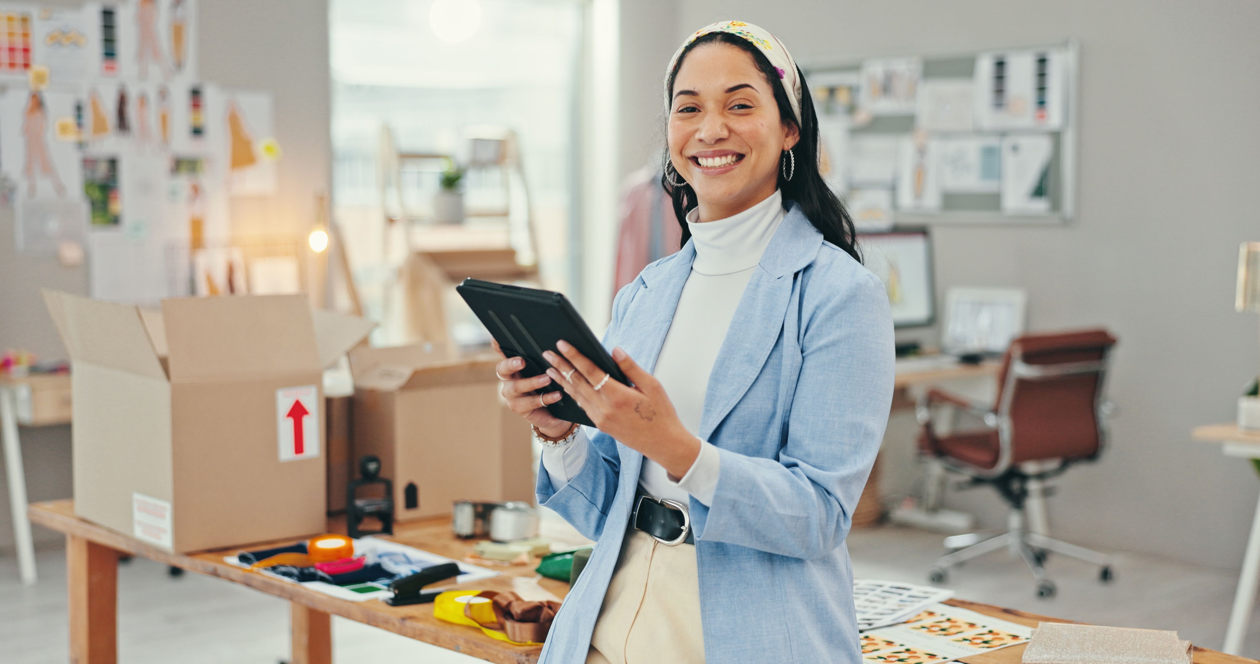 happy business owner