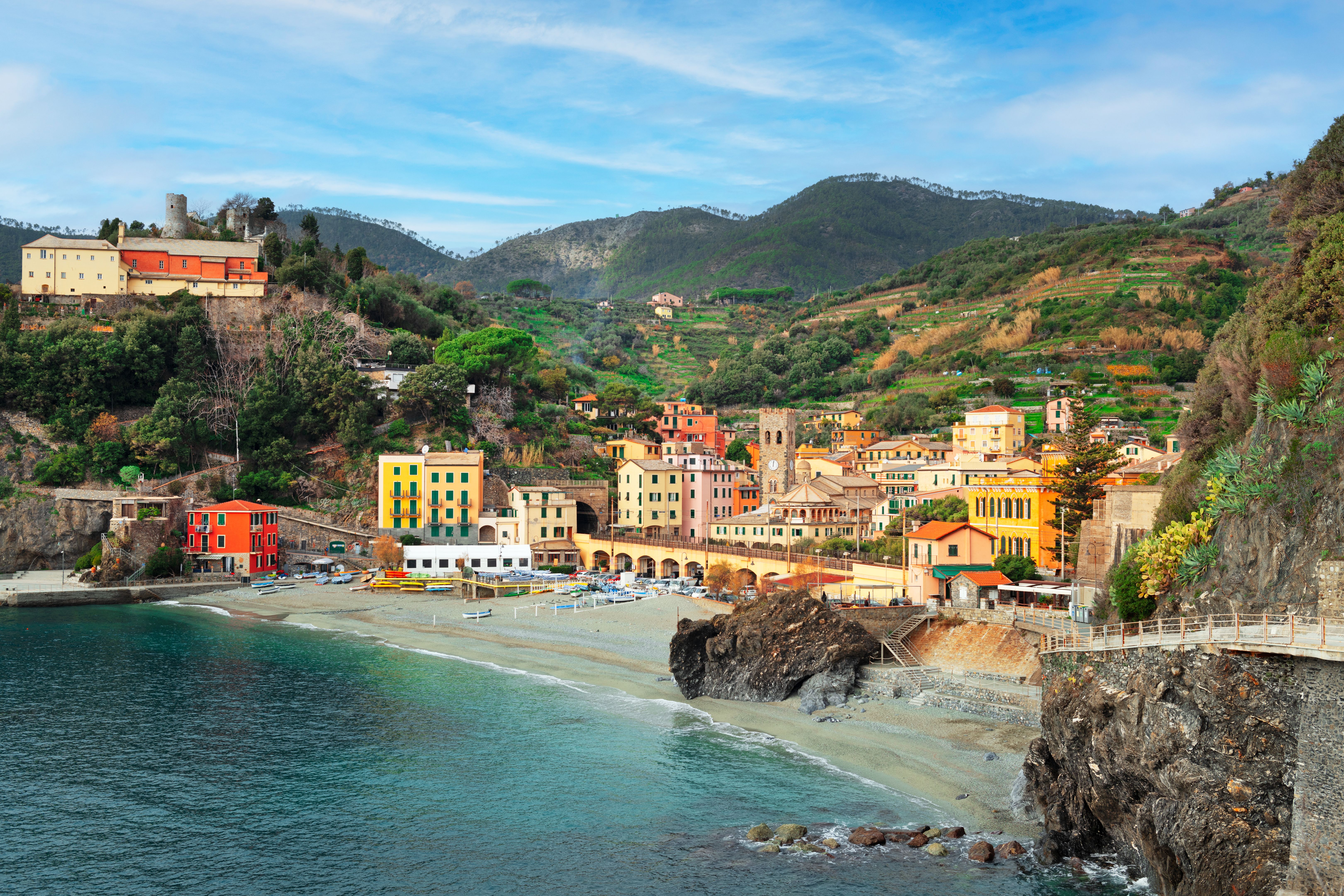 Monterosso, Italy in the Cinque Terre Region on the Mediterranean Sea