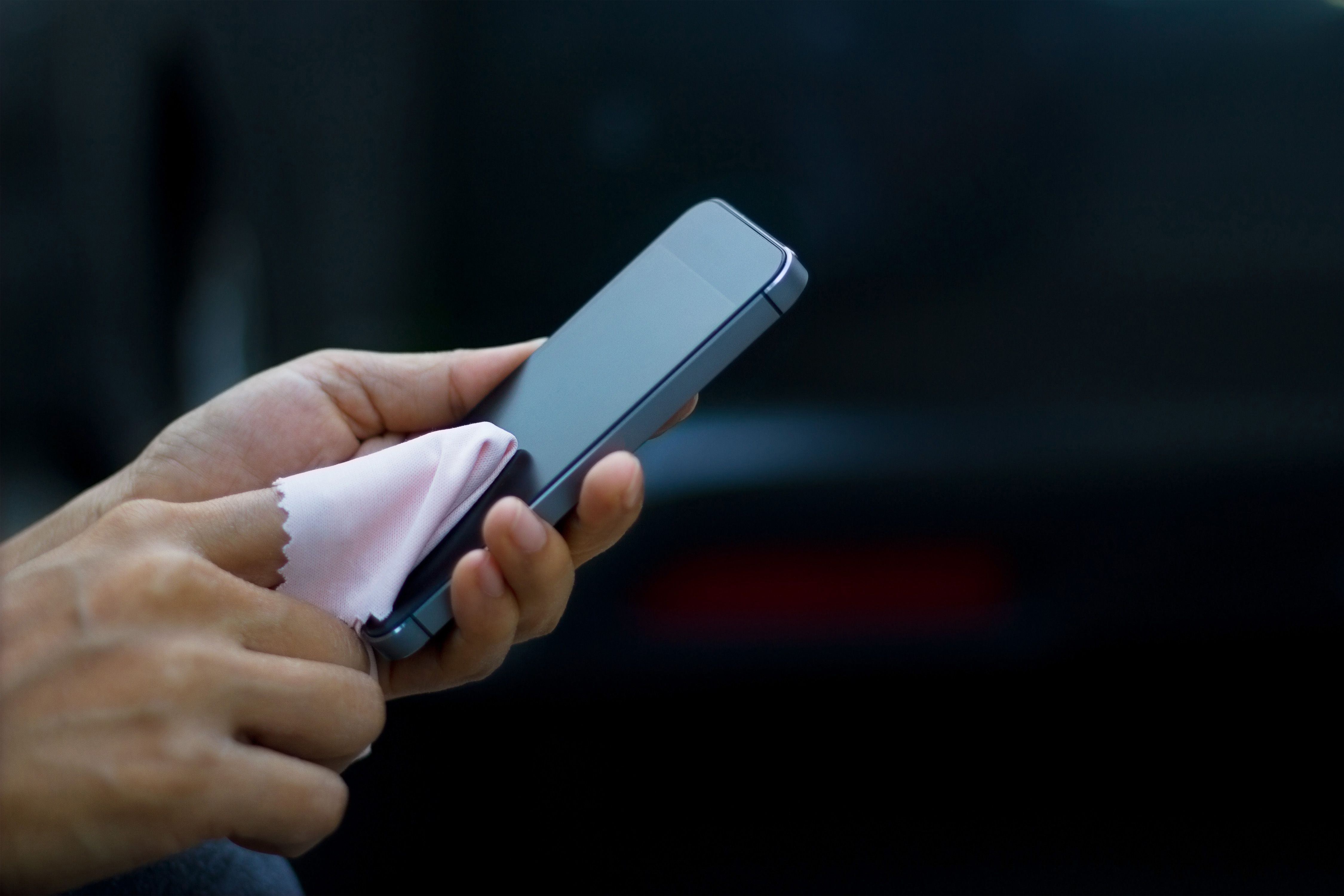 clean smartphone