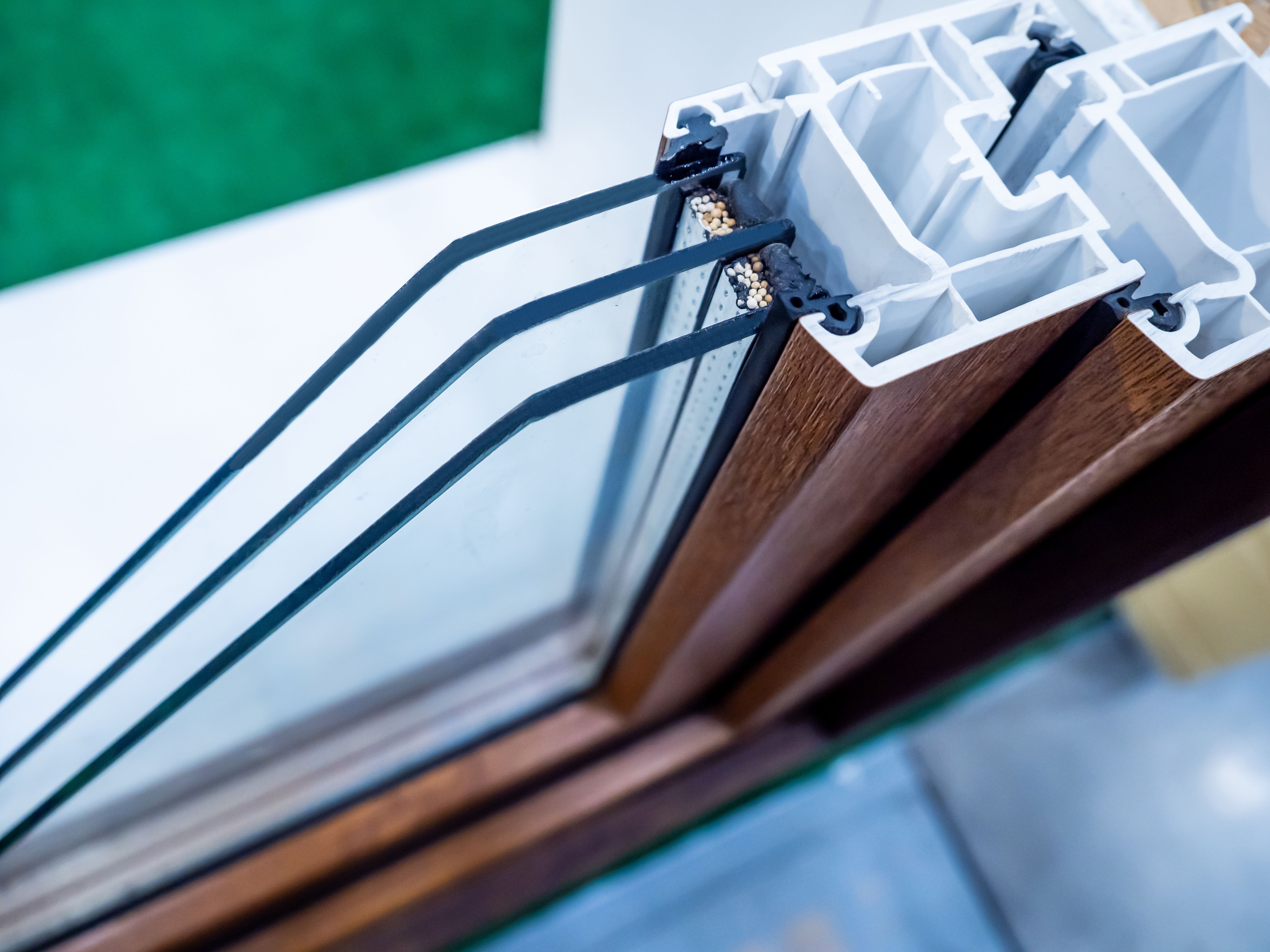 double-glazed windows