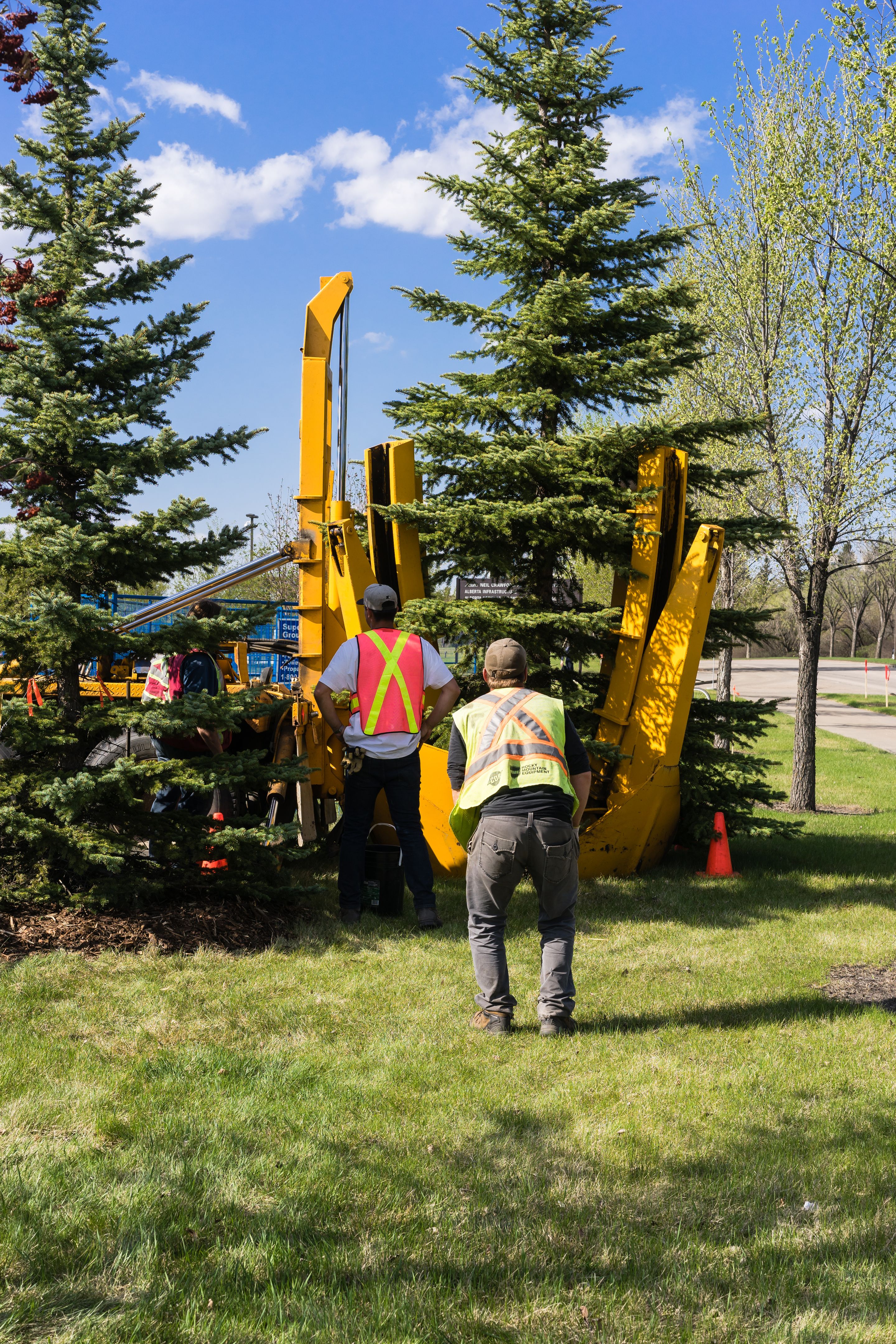 landscaping machinery